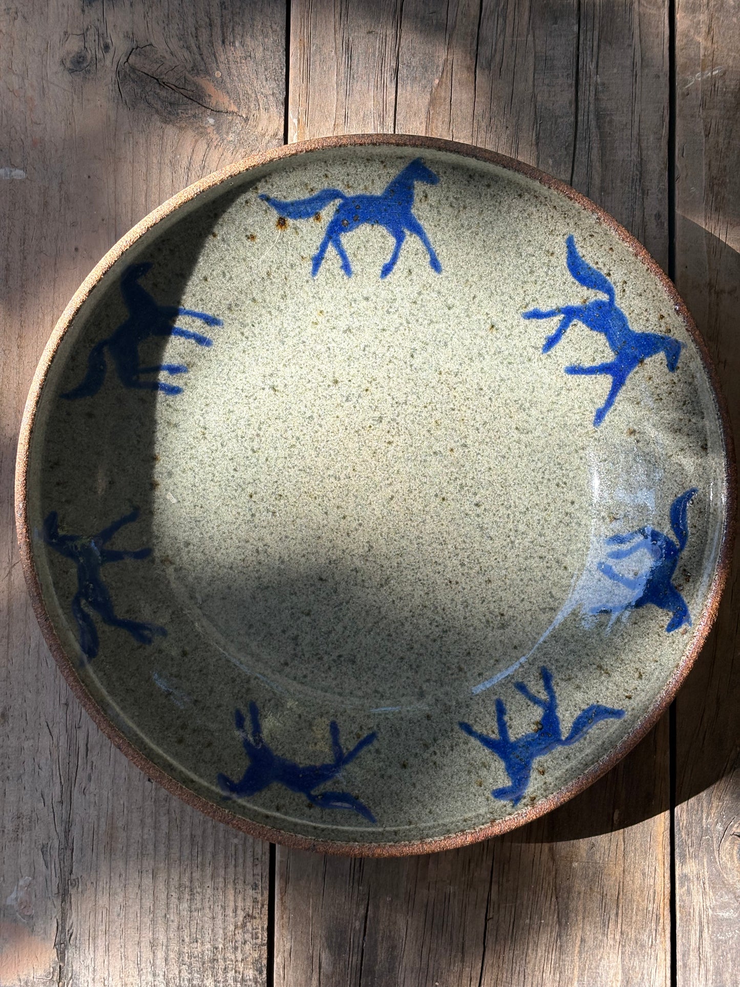Running Horses bowl