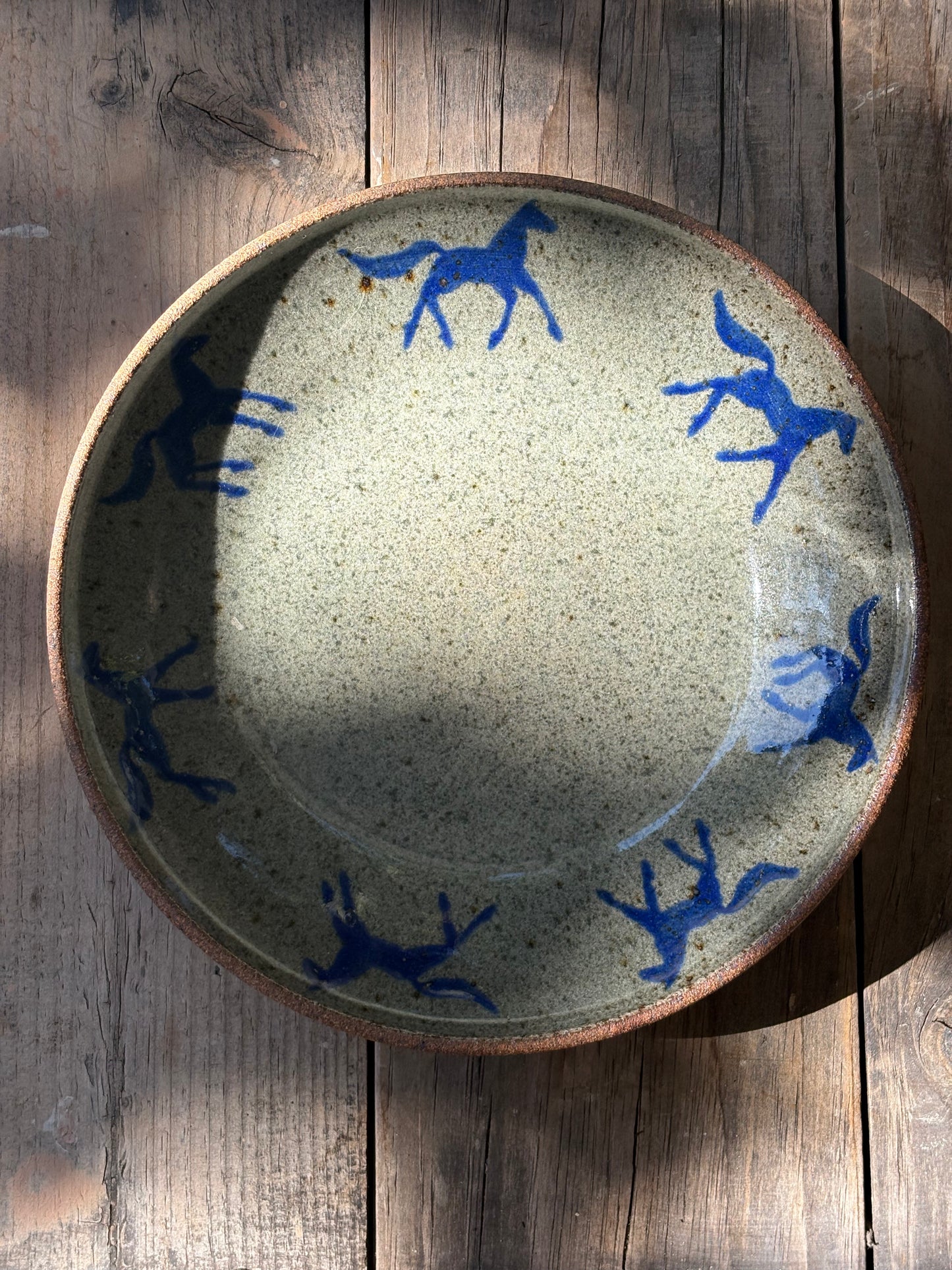 Running Horses bowl
