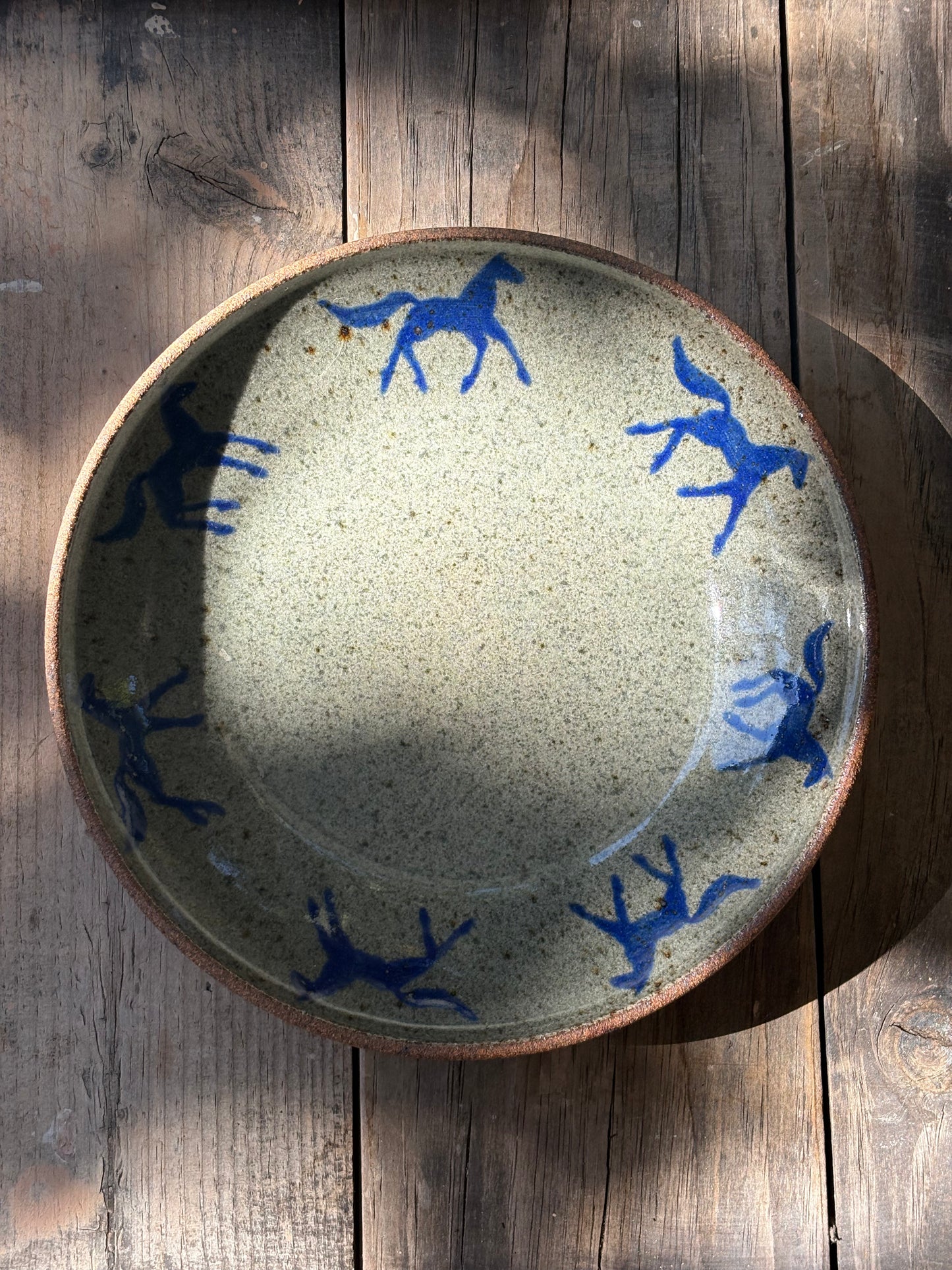 Running Horses bowl