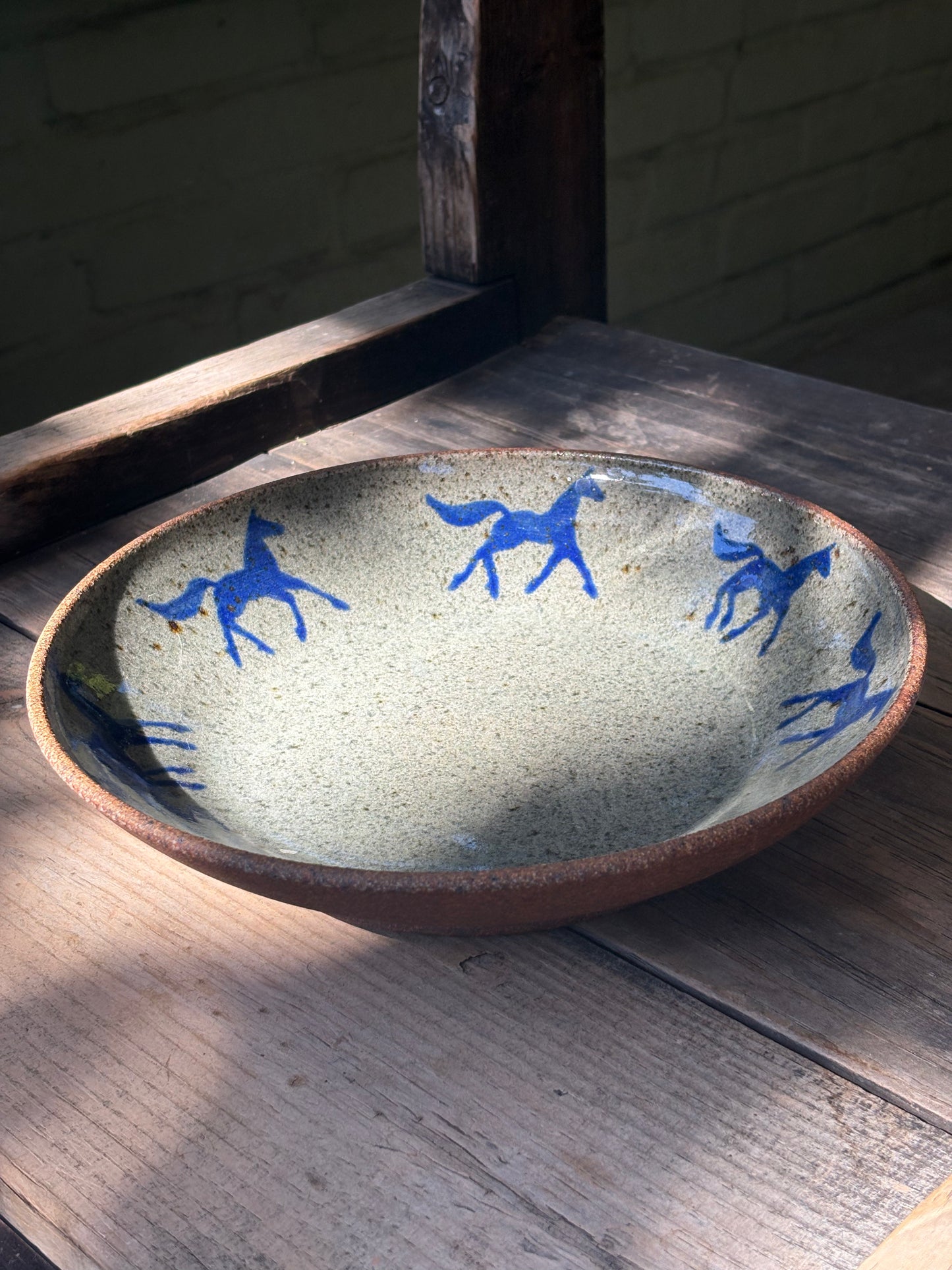 Running Horses bowl
