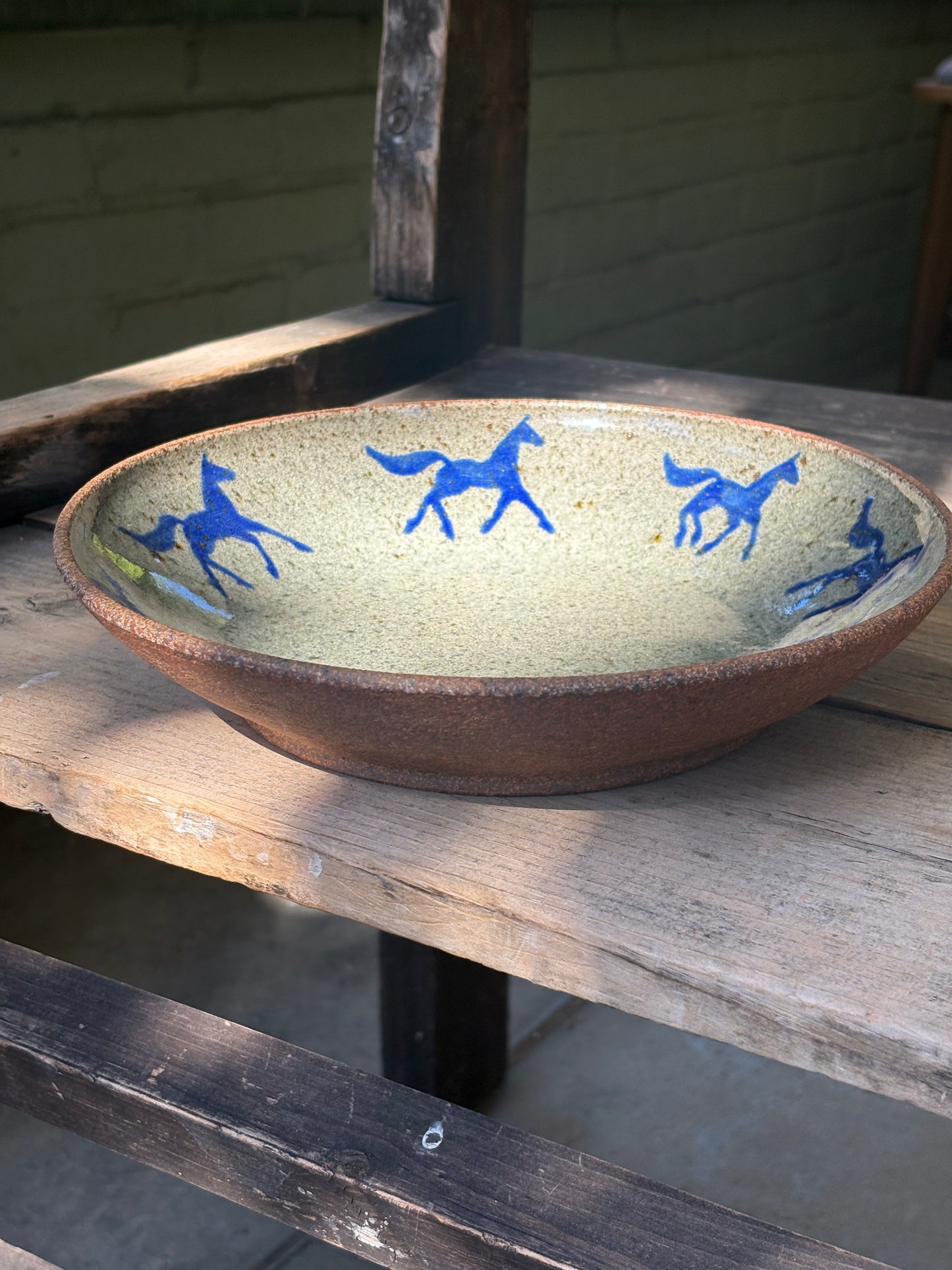 Running Horses bowl