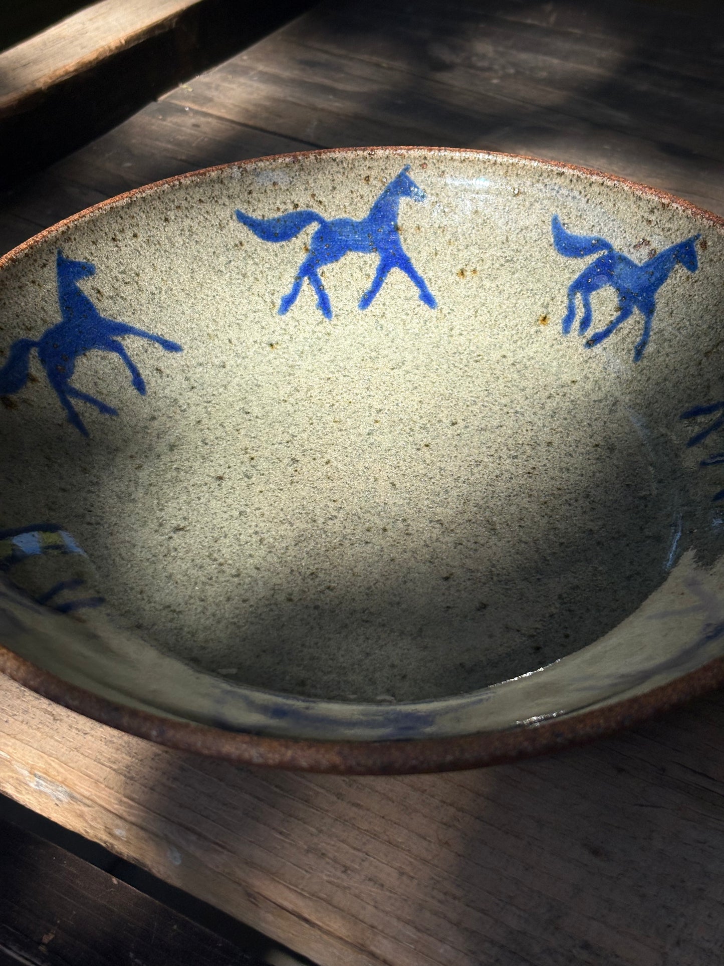 Running Horses bowl