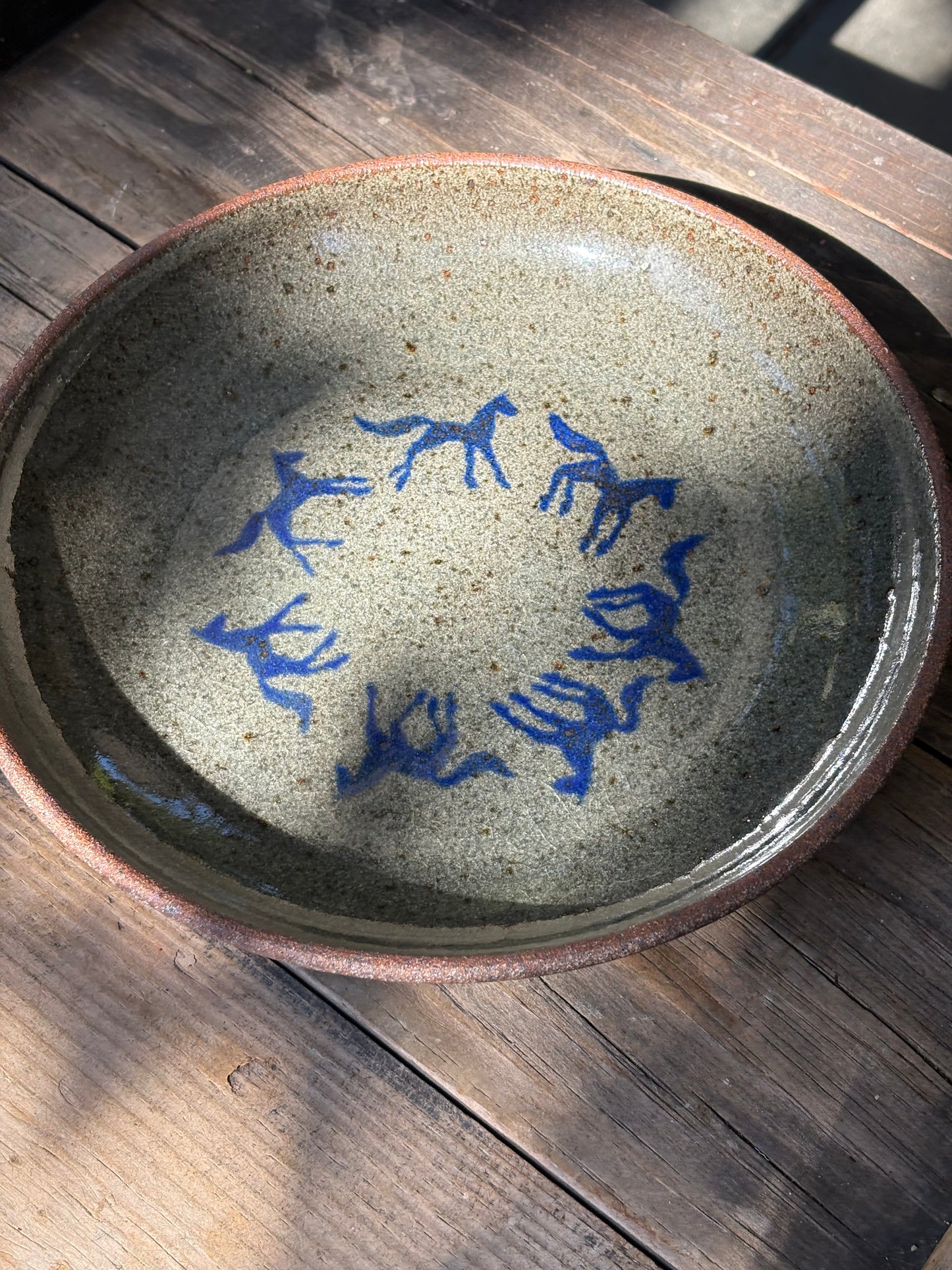 Running Horses bowl