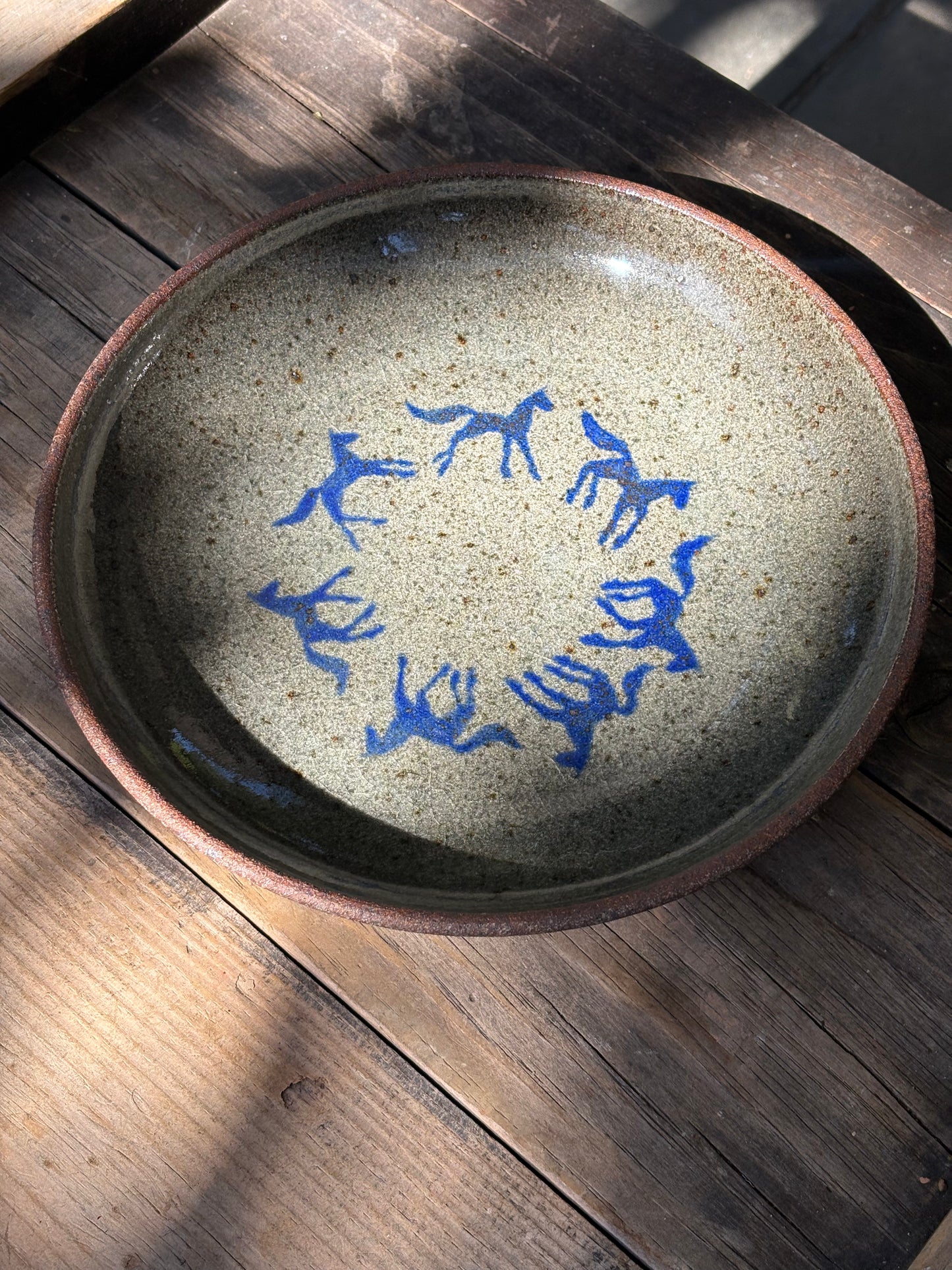 Running Horses bowl