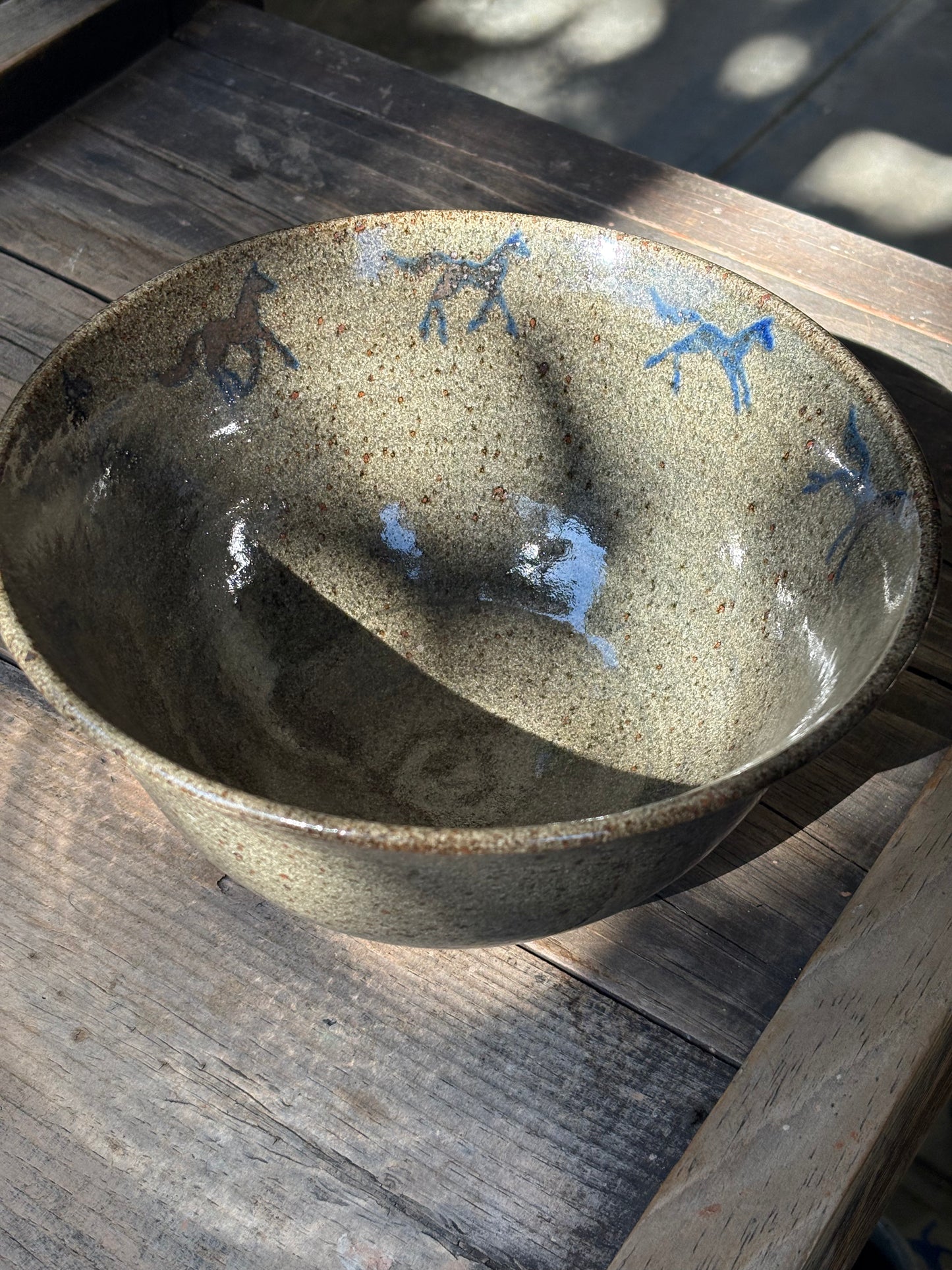 Running Horses bowl