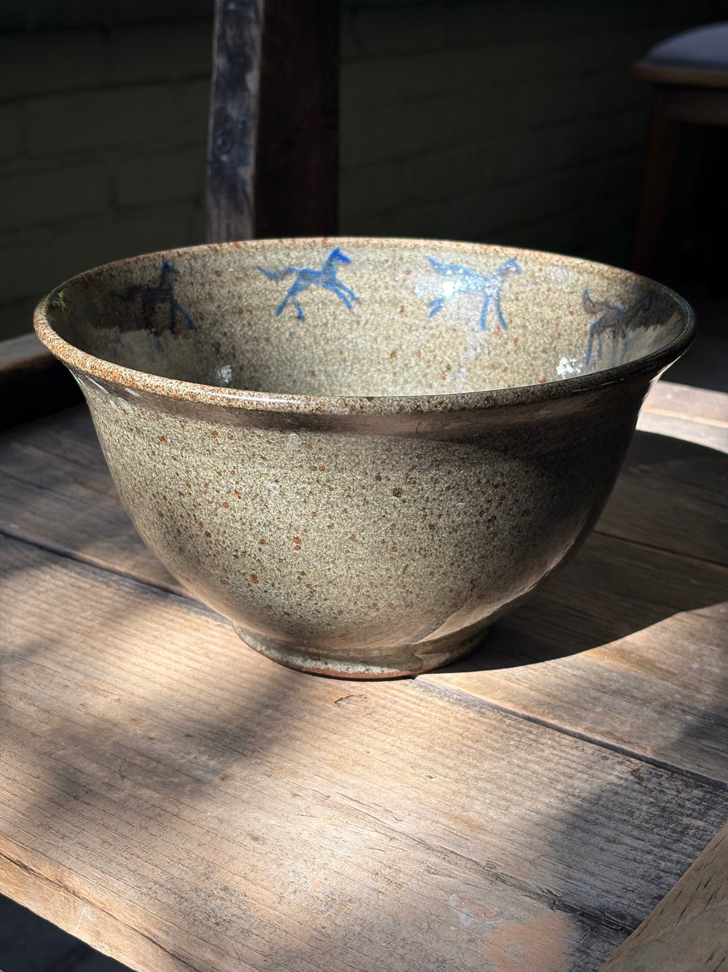 Running Horses bowl