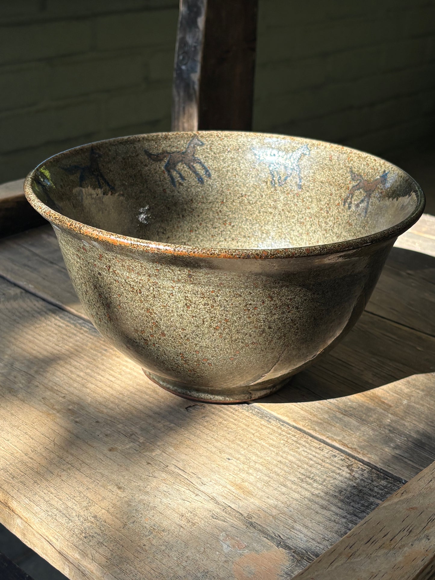 Running Horses bowl