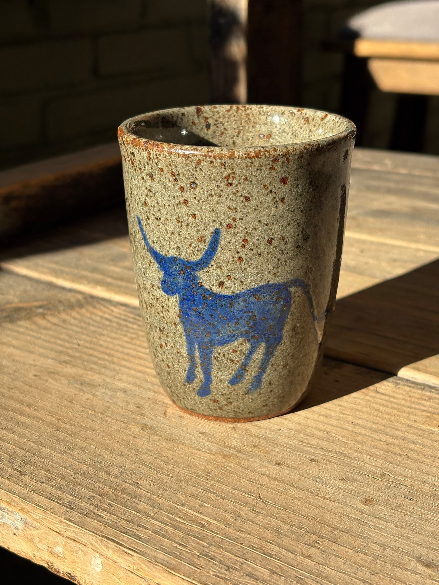 Rancher and Bull cup