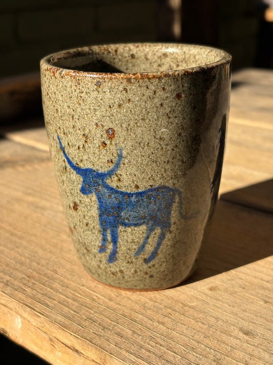 Rancher and Bull cup