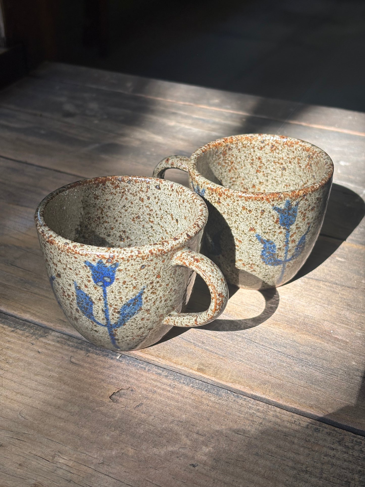 Tulips espresso mugs