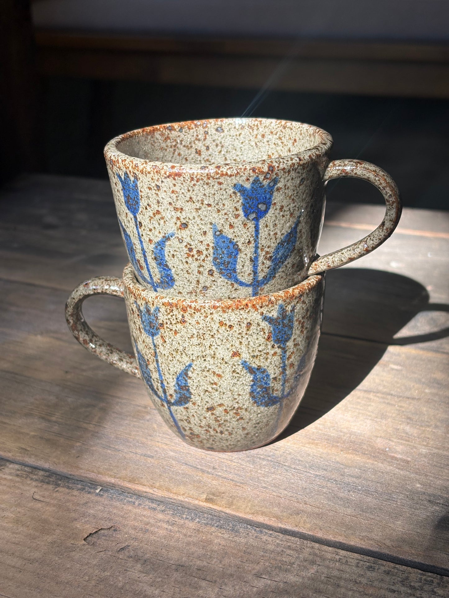 Tulips espresso mugs