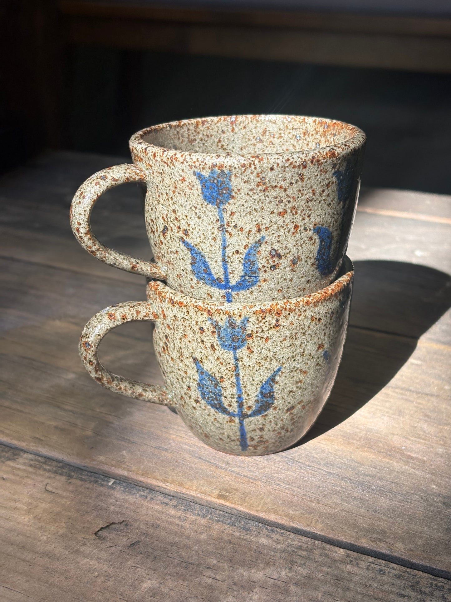 Tulips espresso mugs
