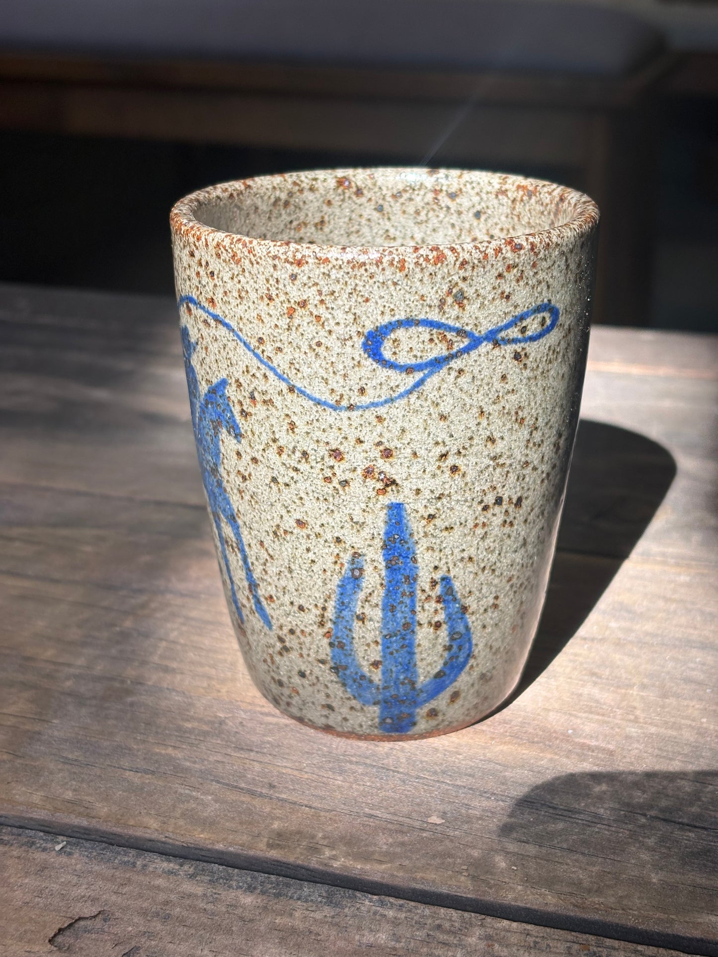 Lassoing Cowboy and Bull mug