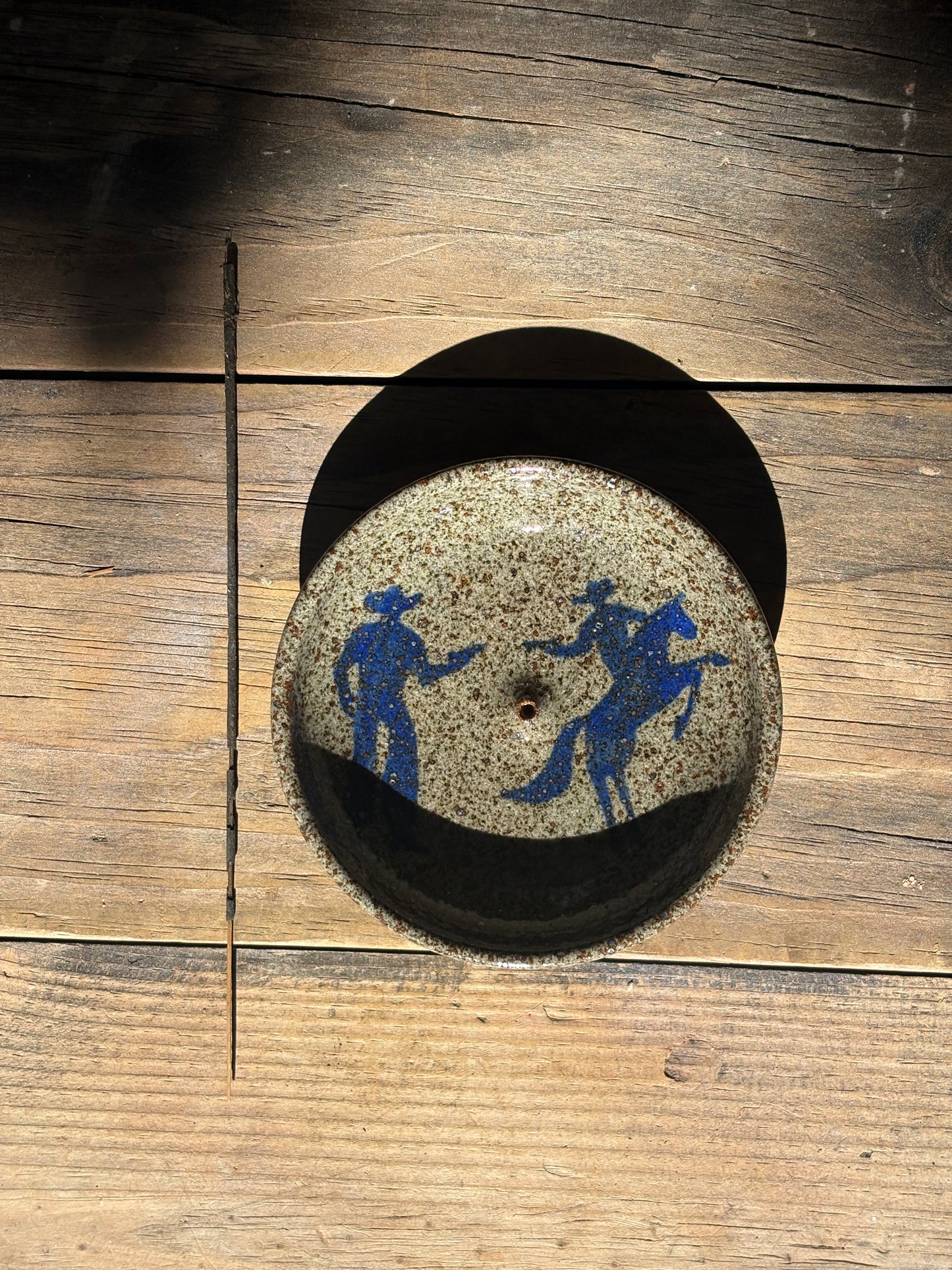 Cowboy Shootout incense holder