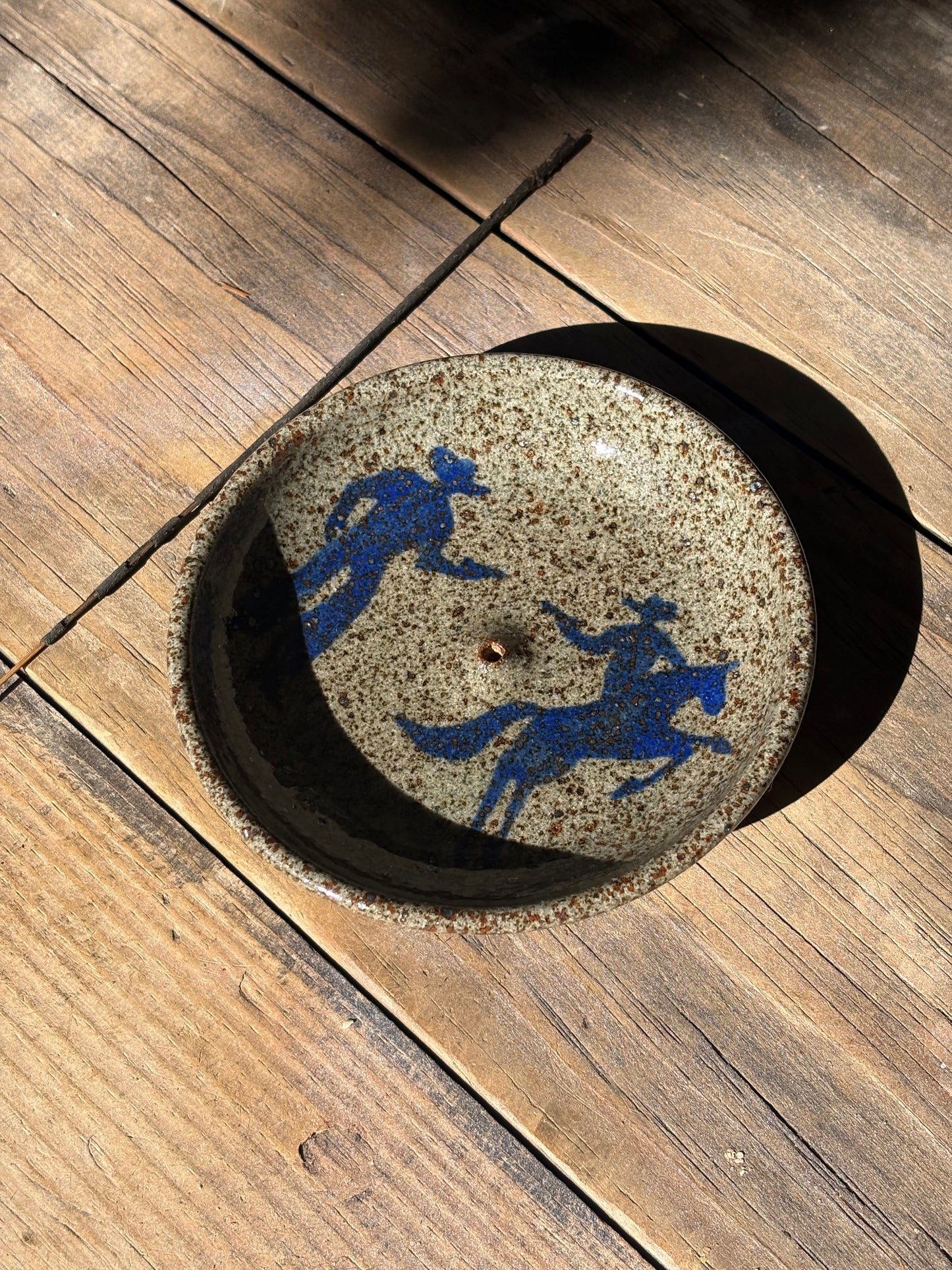 Cowboy Shootout incense holder