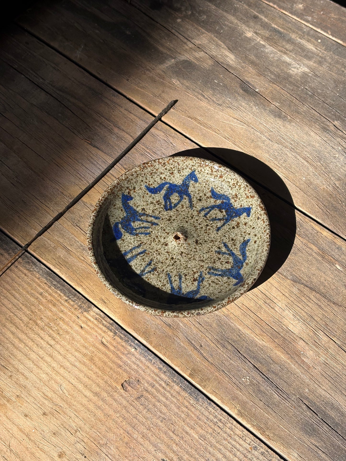 Running Horses incense holder