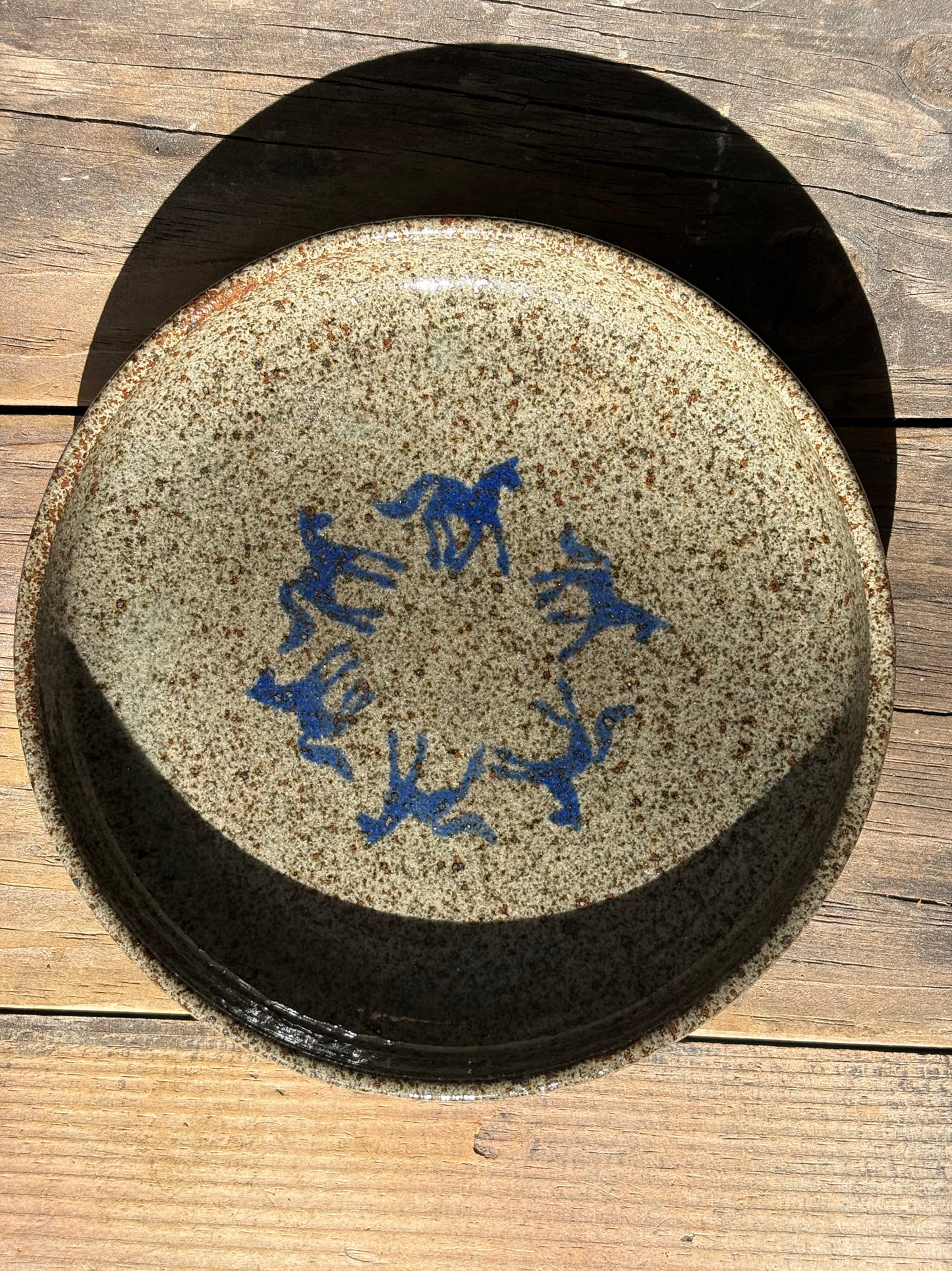 Running Horses plate