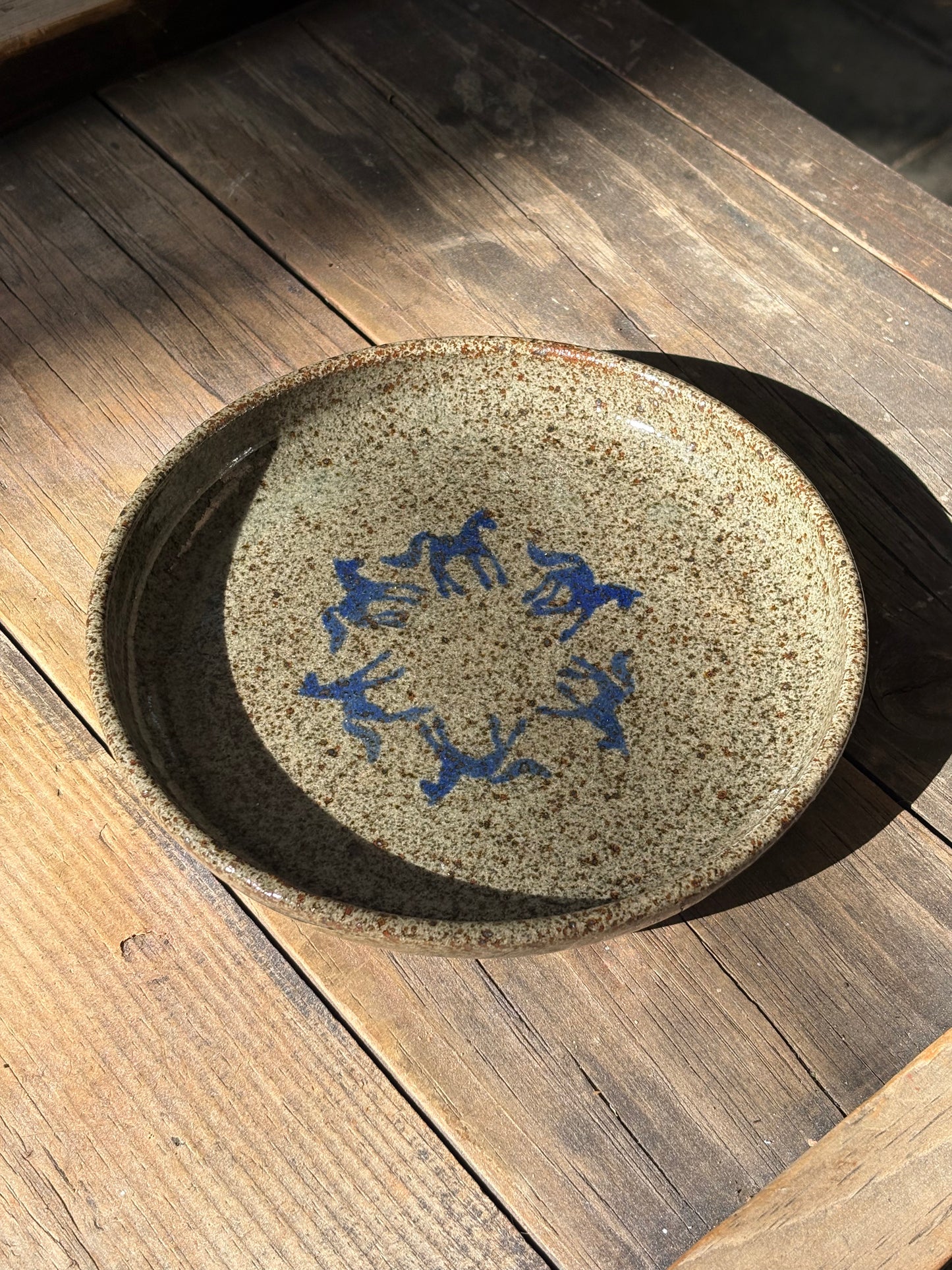 Running Horses plate