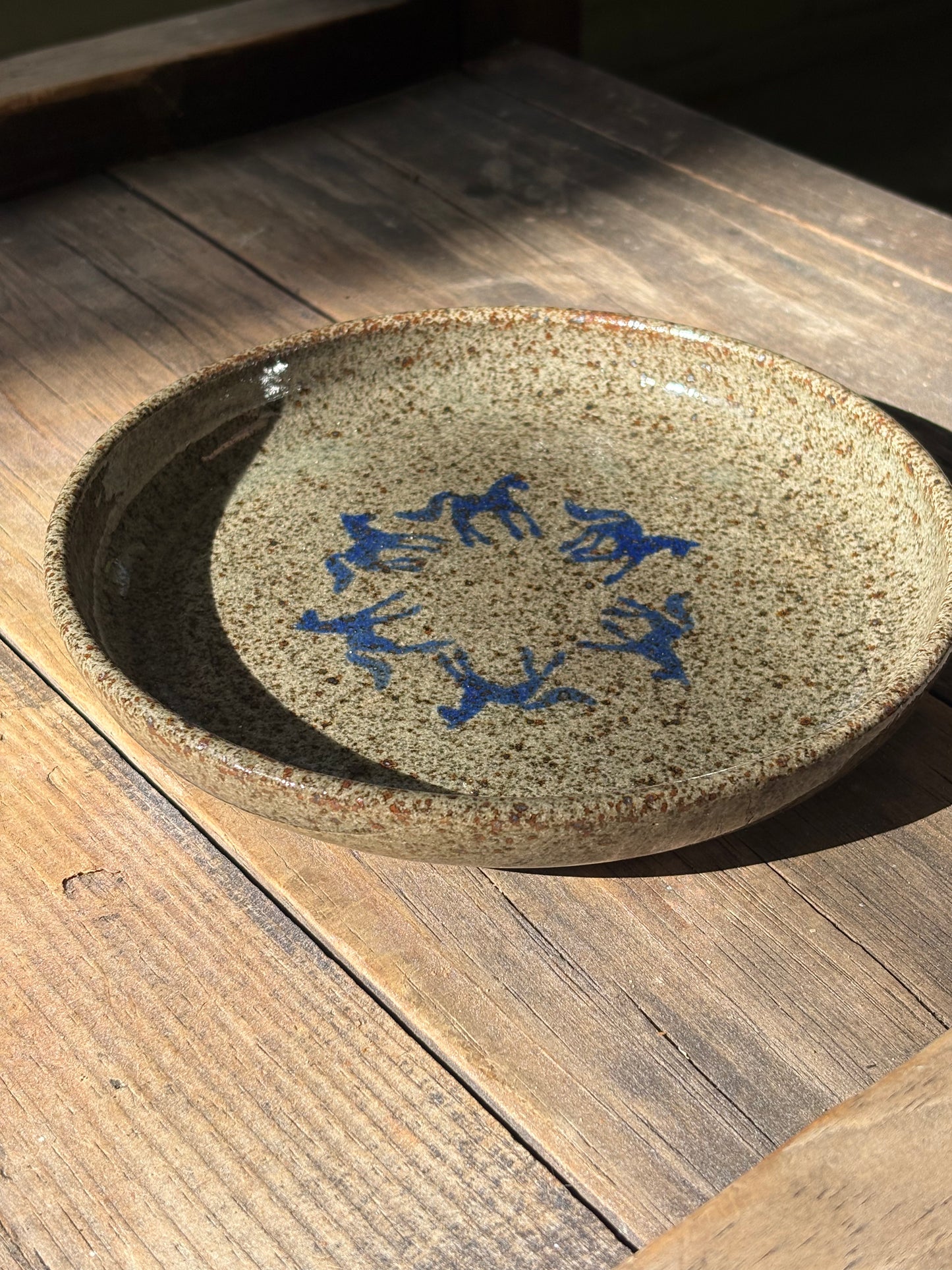 Running Horses plate