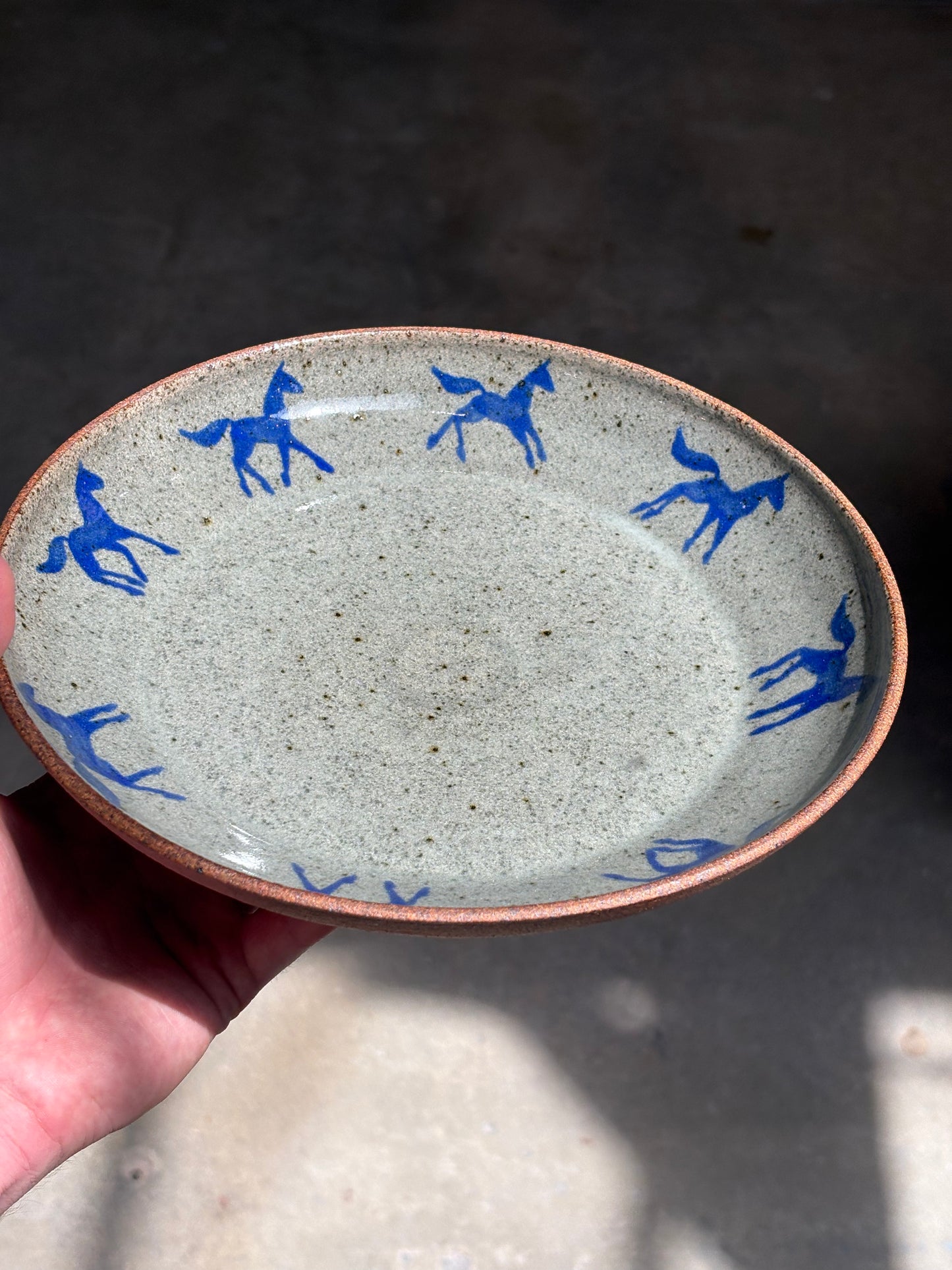 Running Horses bowl