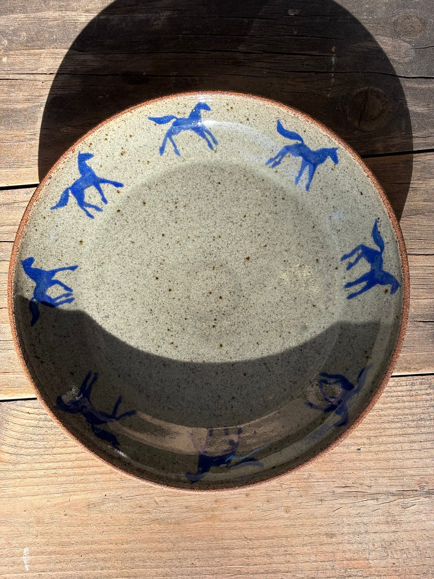 Running Horses bowl