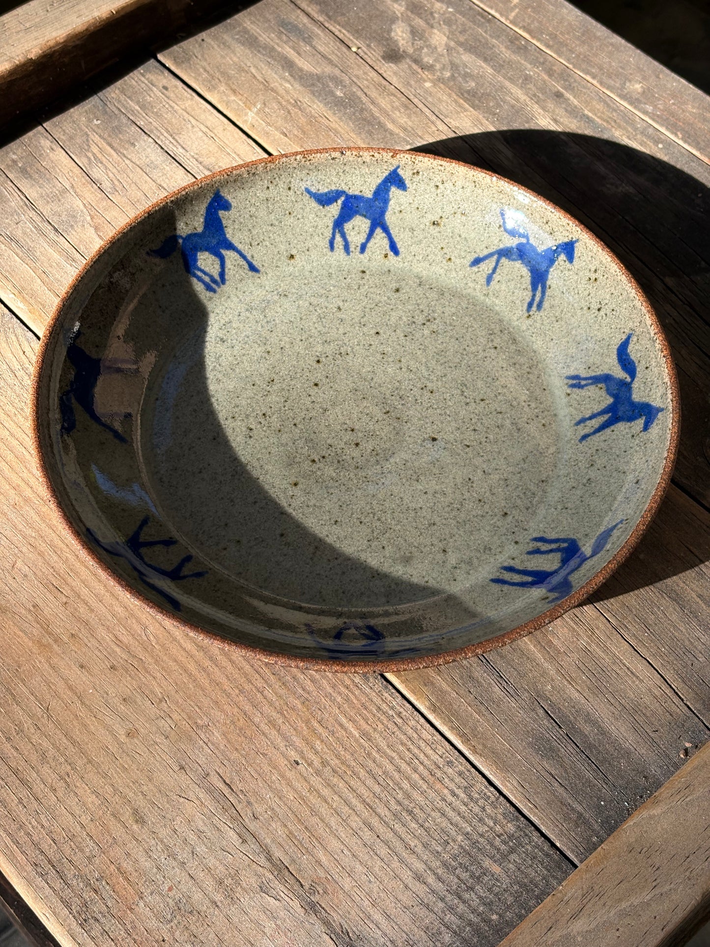 Running Horses bowl