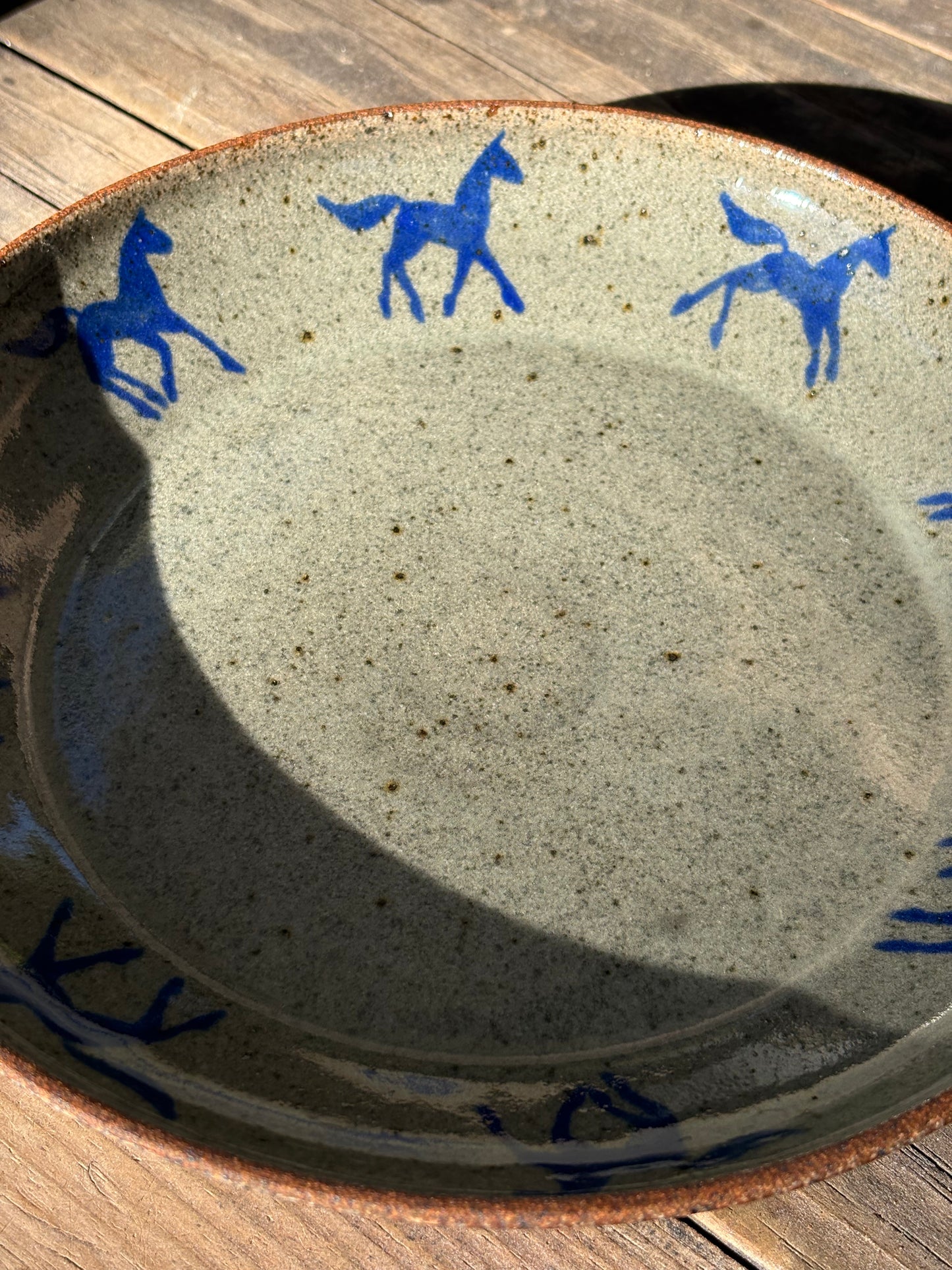 Running Horses bowl