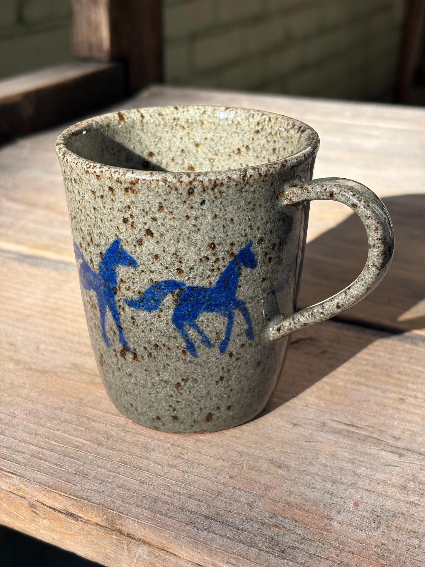 Running Horses mug