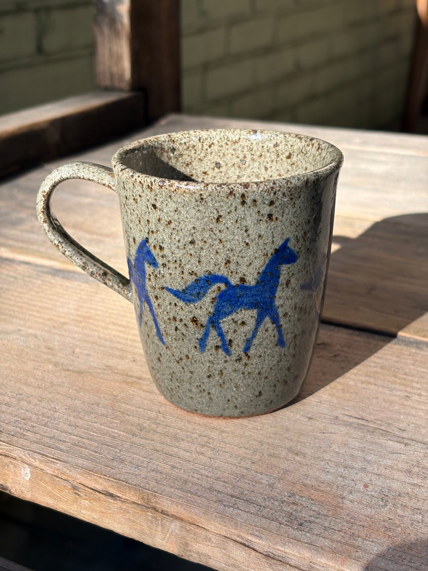 Running Horses mug