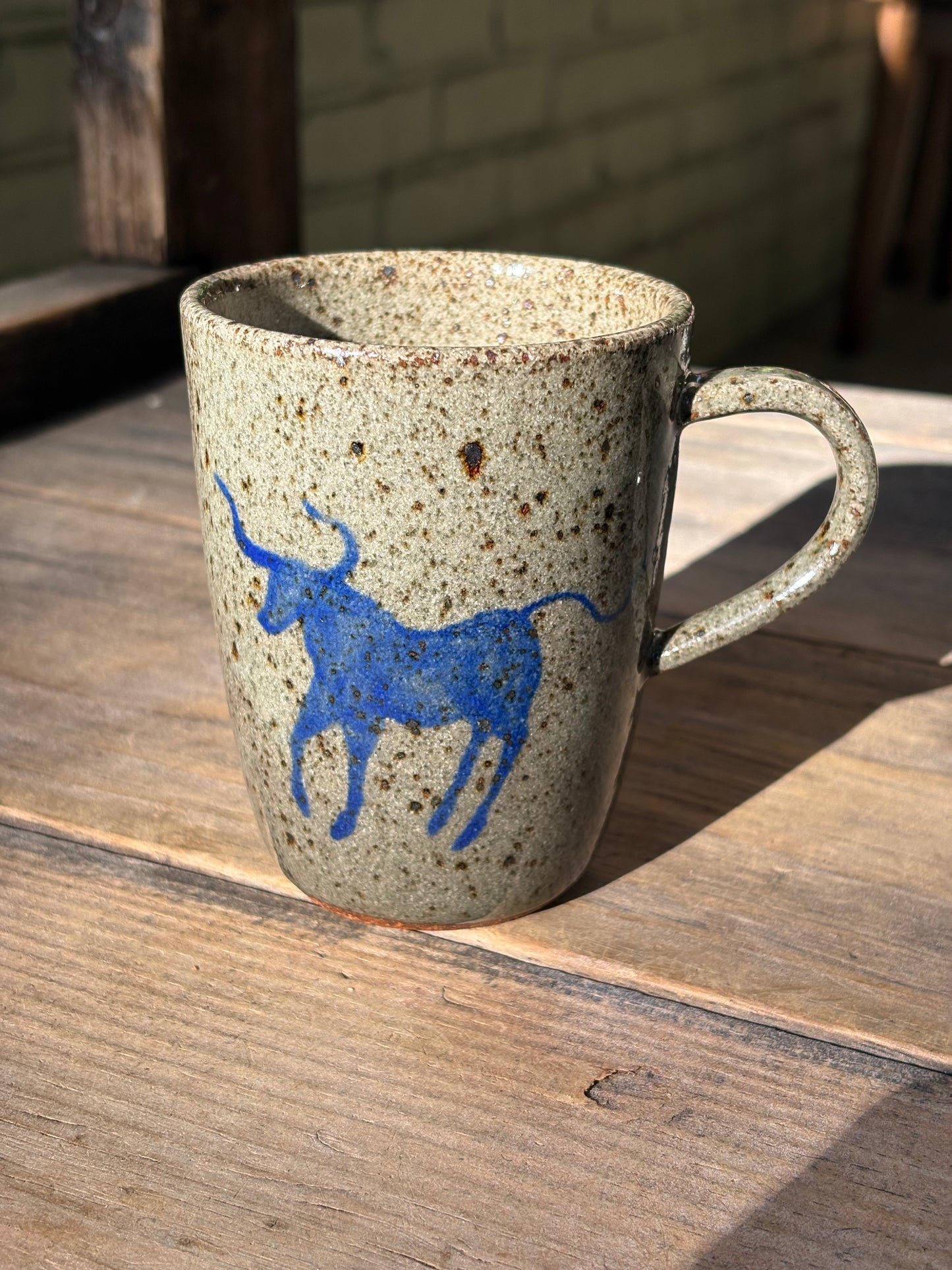 Lassoing Cowboy and Bull mug