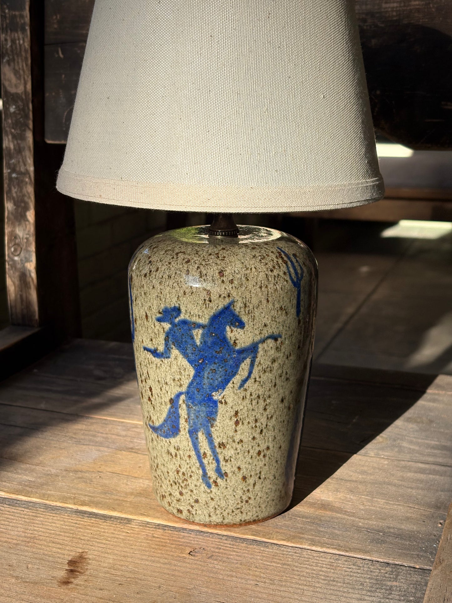 Cowboy Shootout lamp