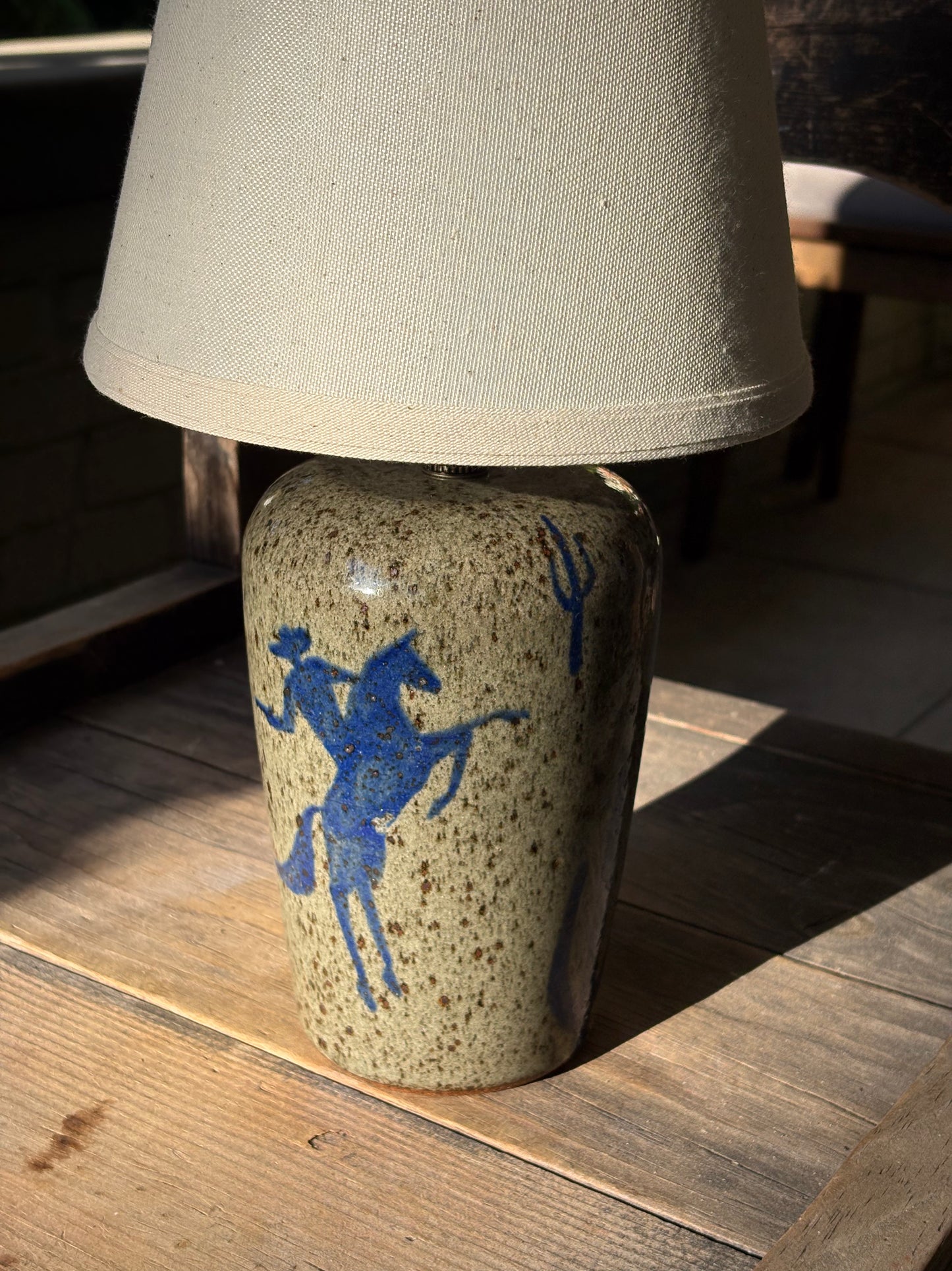 Cowboy Shootout lamp
