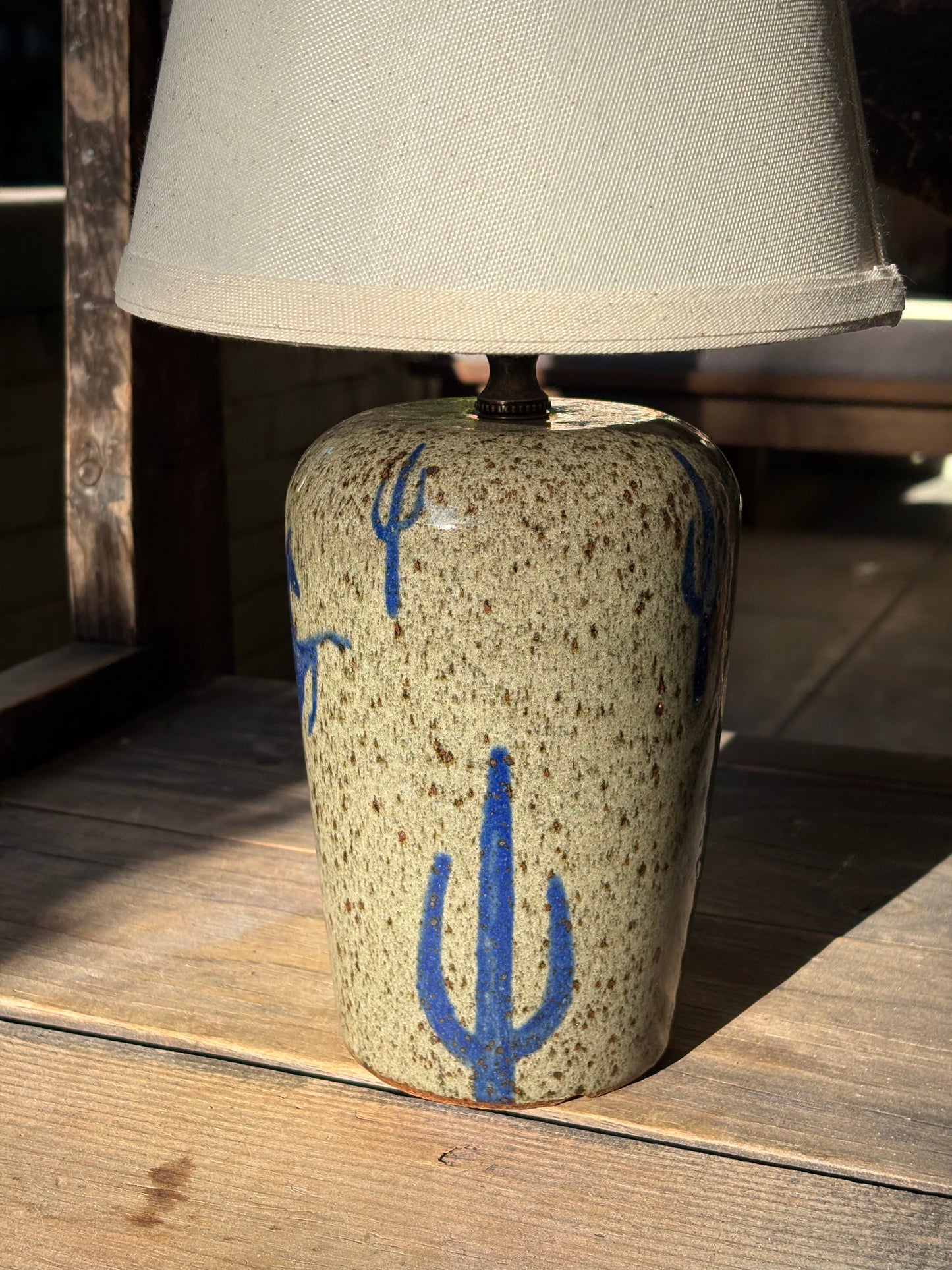Cowboy Shootout lamp