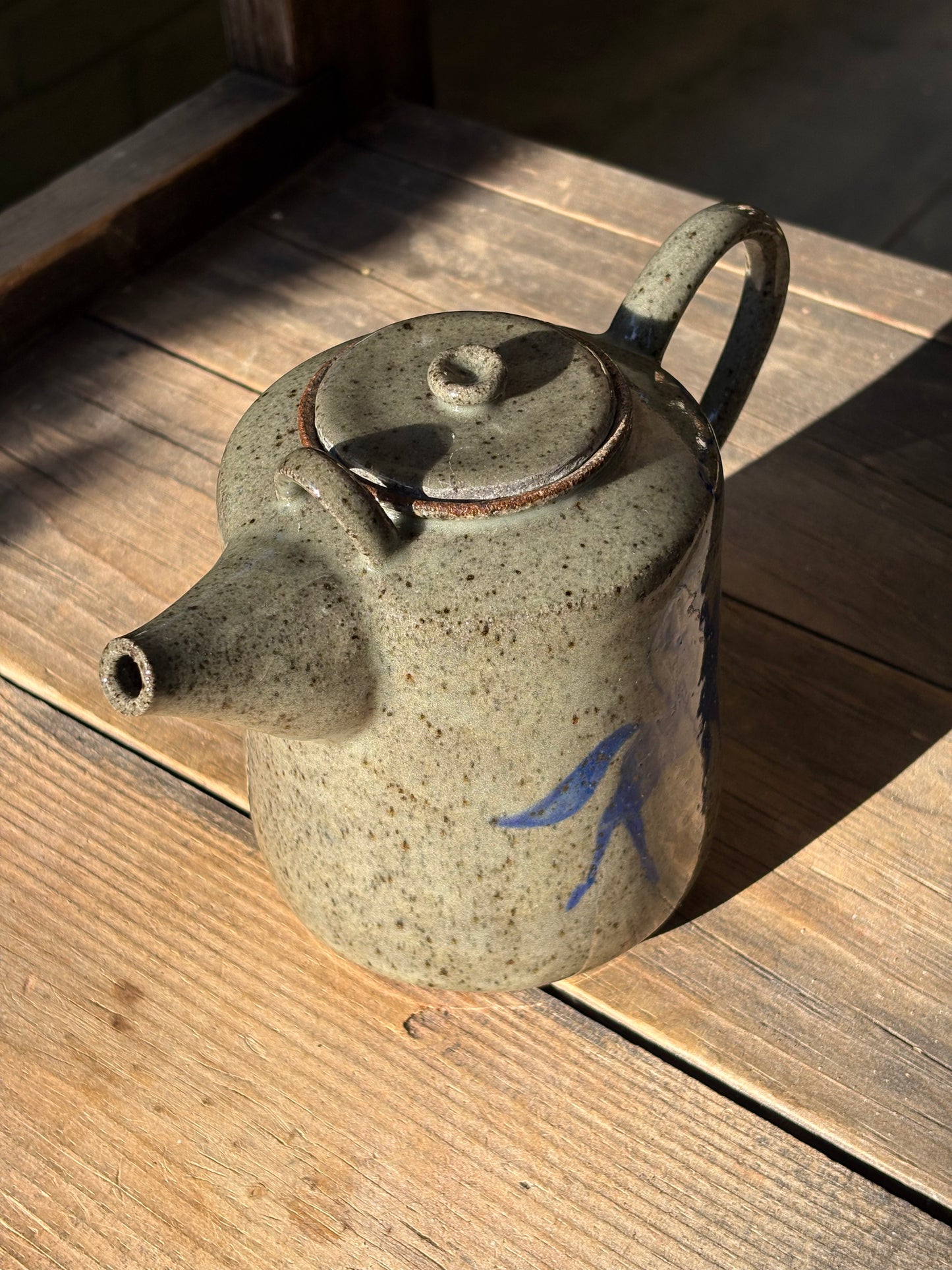 Lassoing Cowboy and Bull teapot