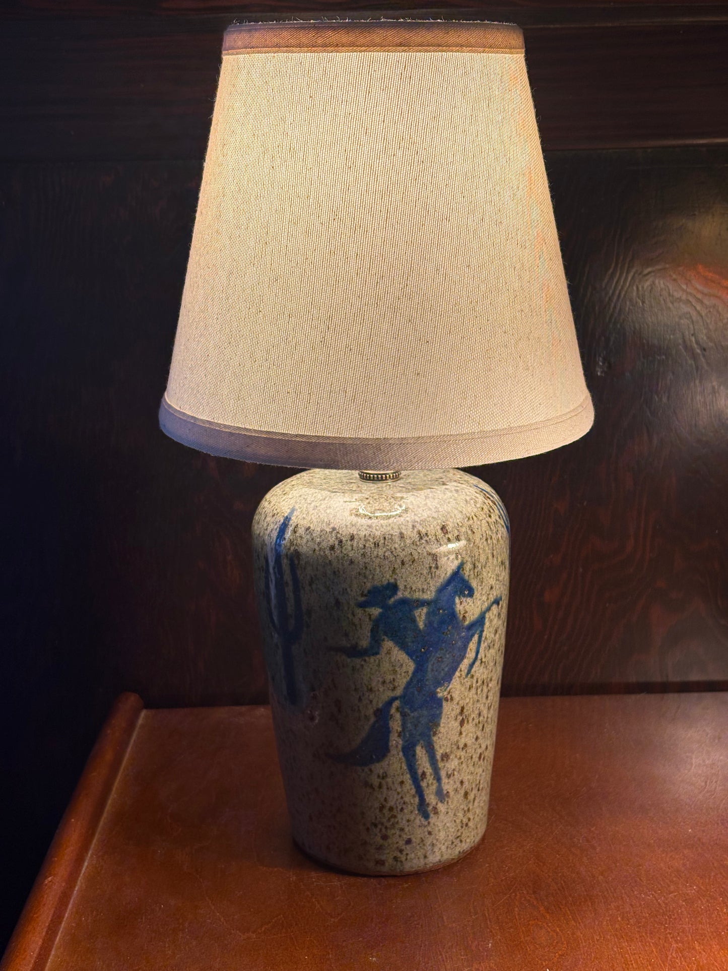 Cowboy Shootout lamp