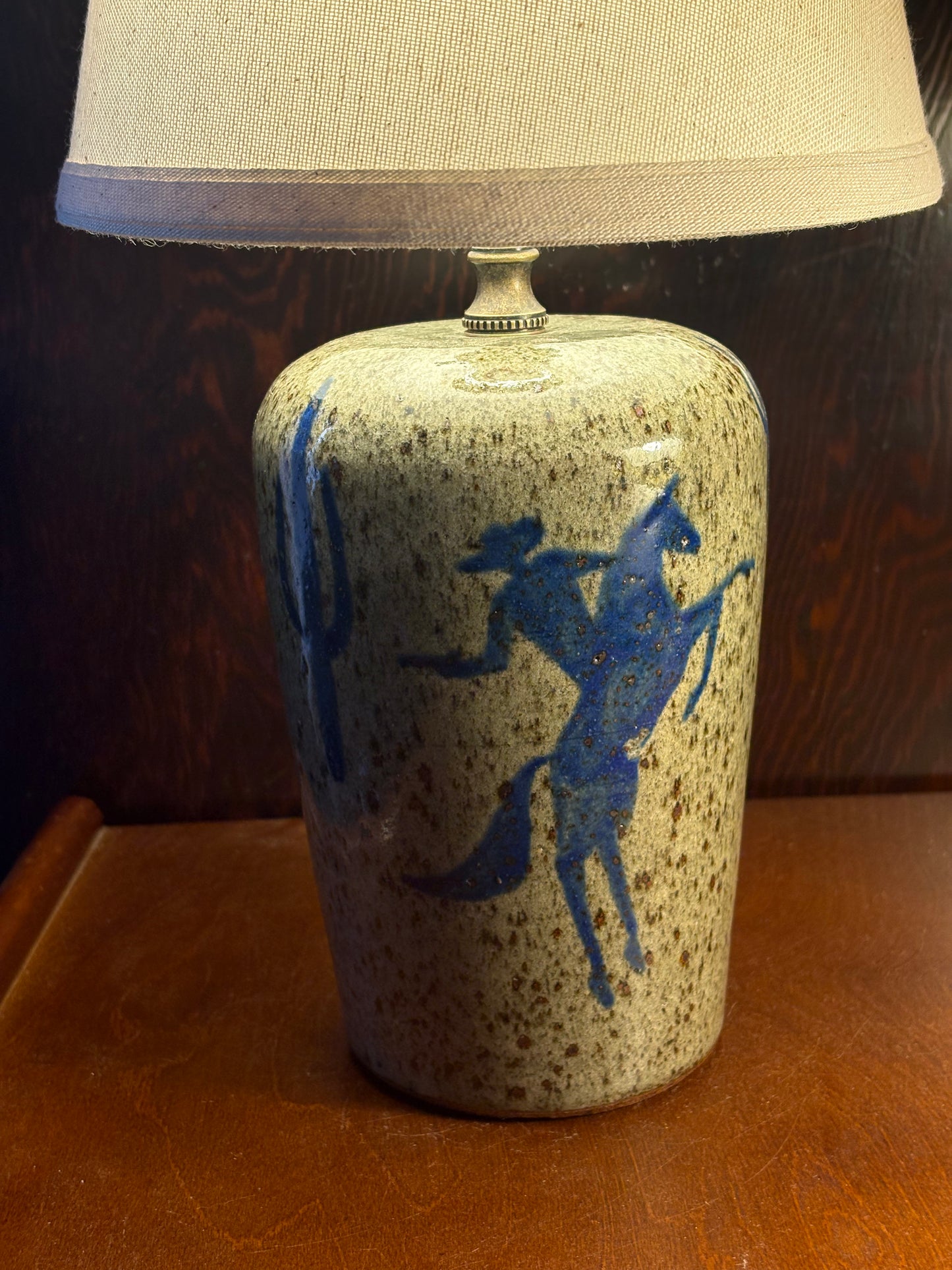 Cowboy Shootout lamp
