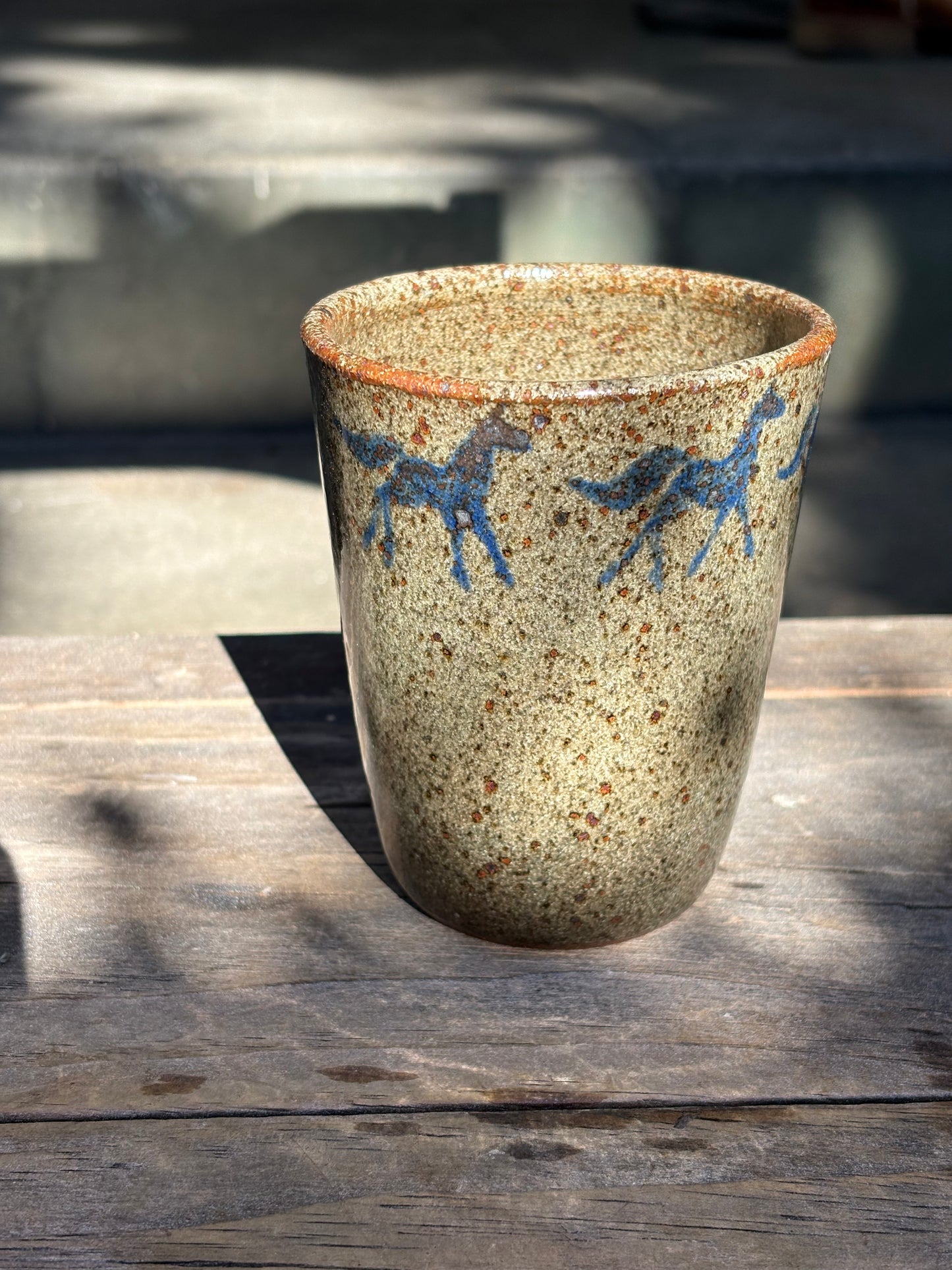 Running Horses cup