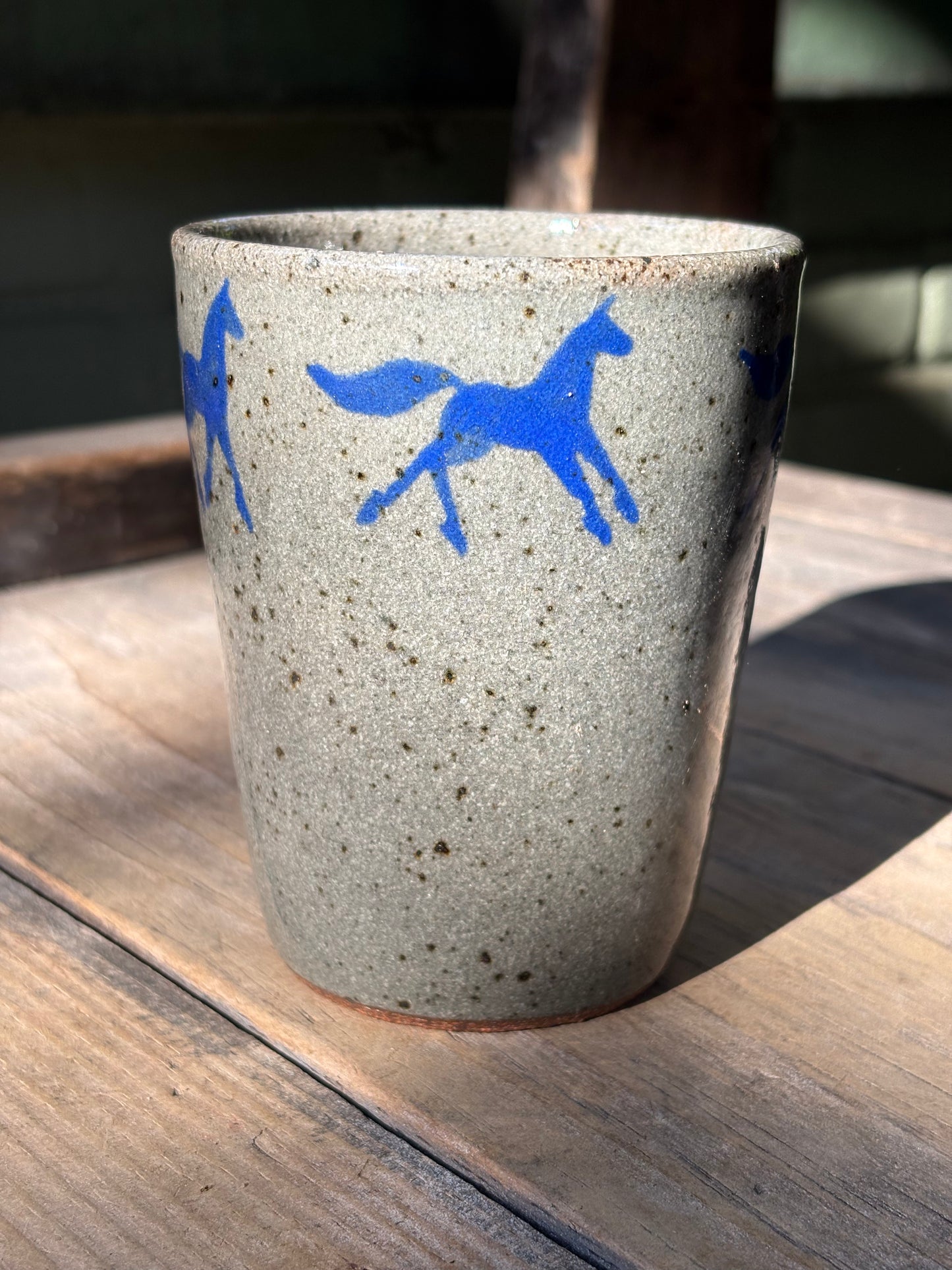Running Horses cup