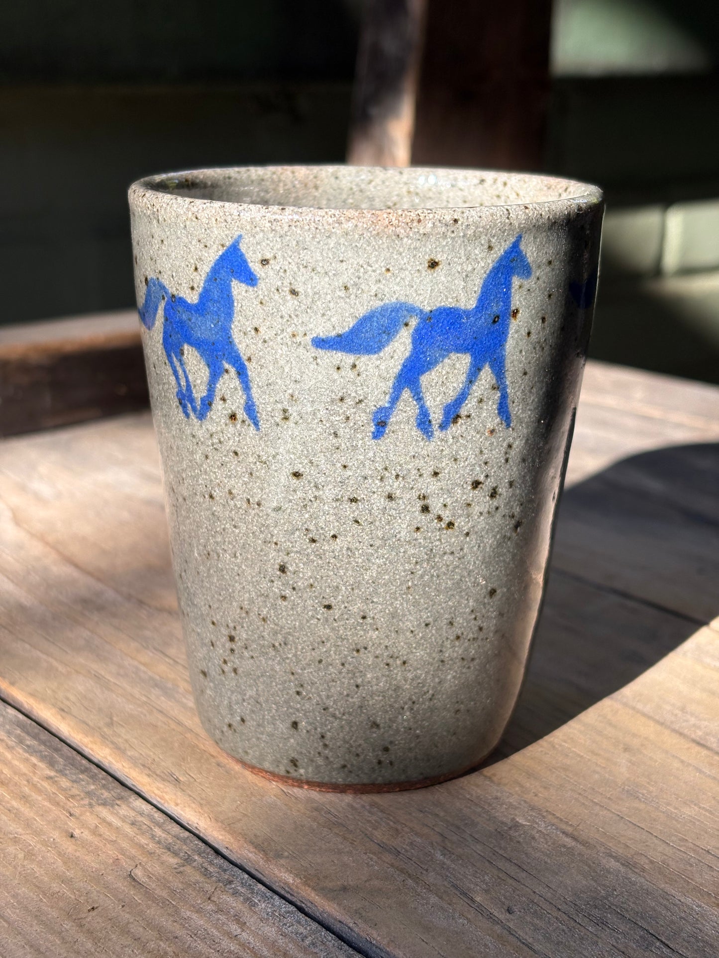 Running Horses cup