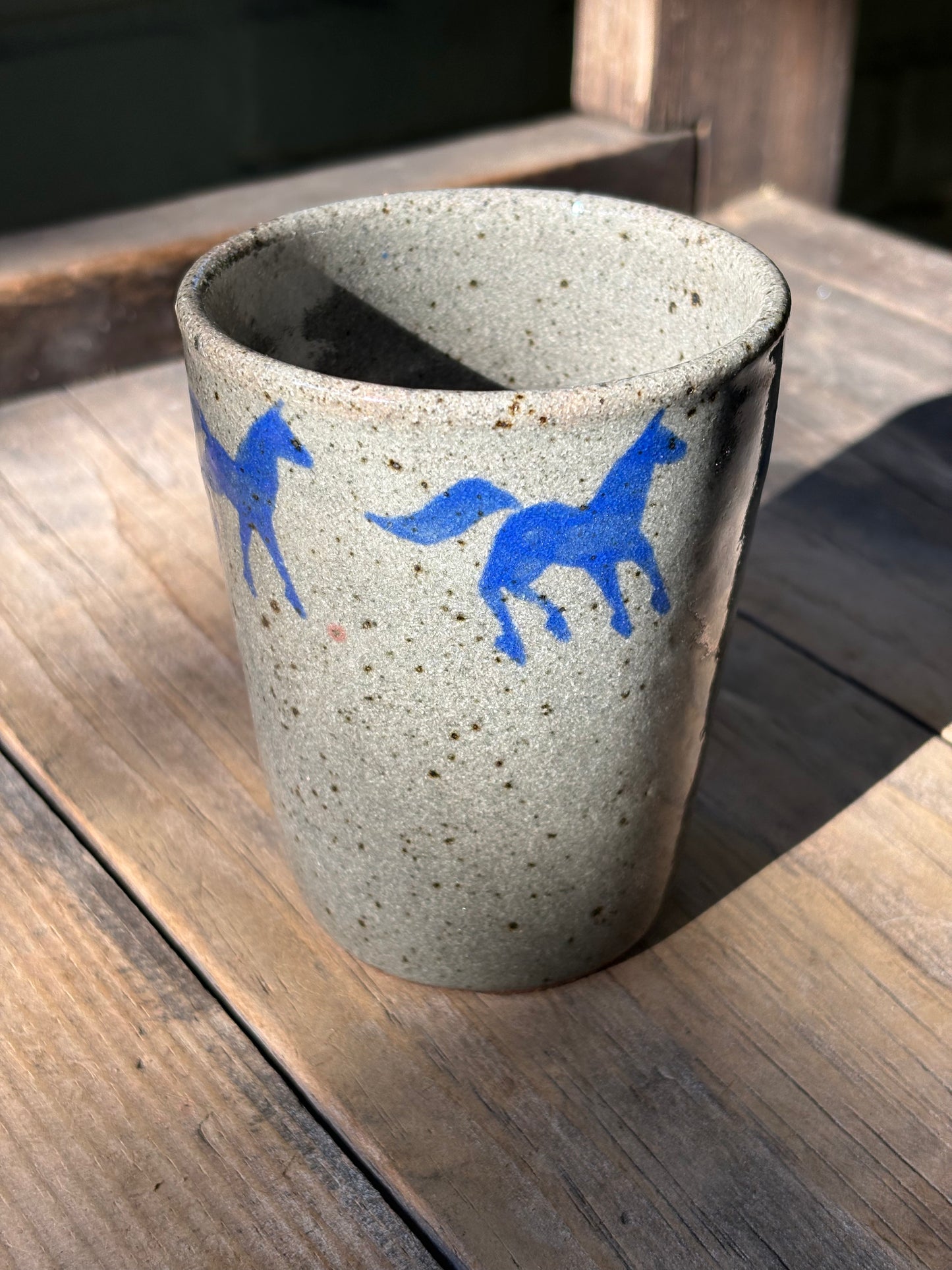 Running Horses cup