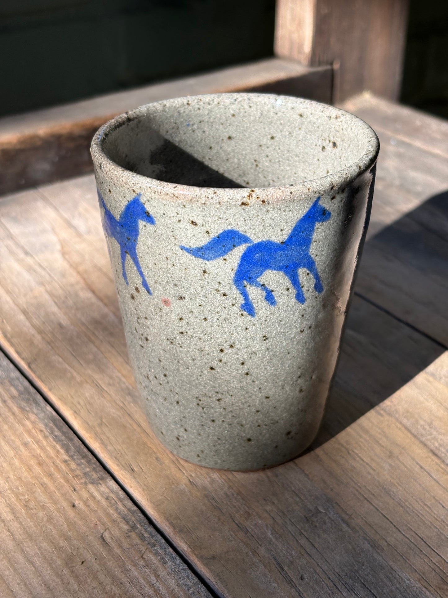 Running Horses cup