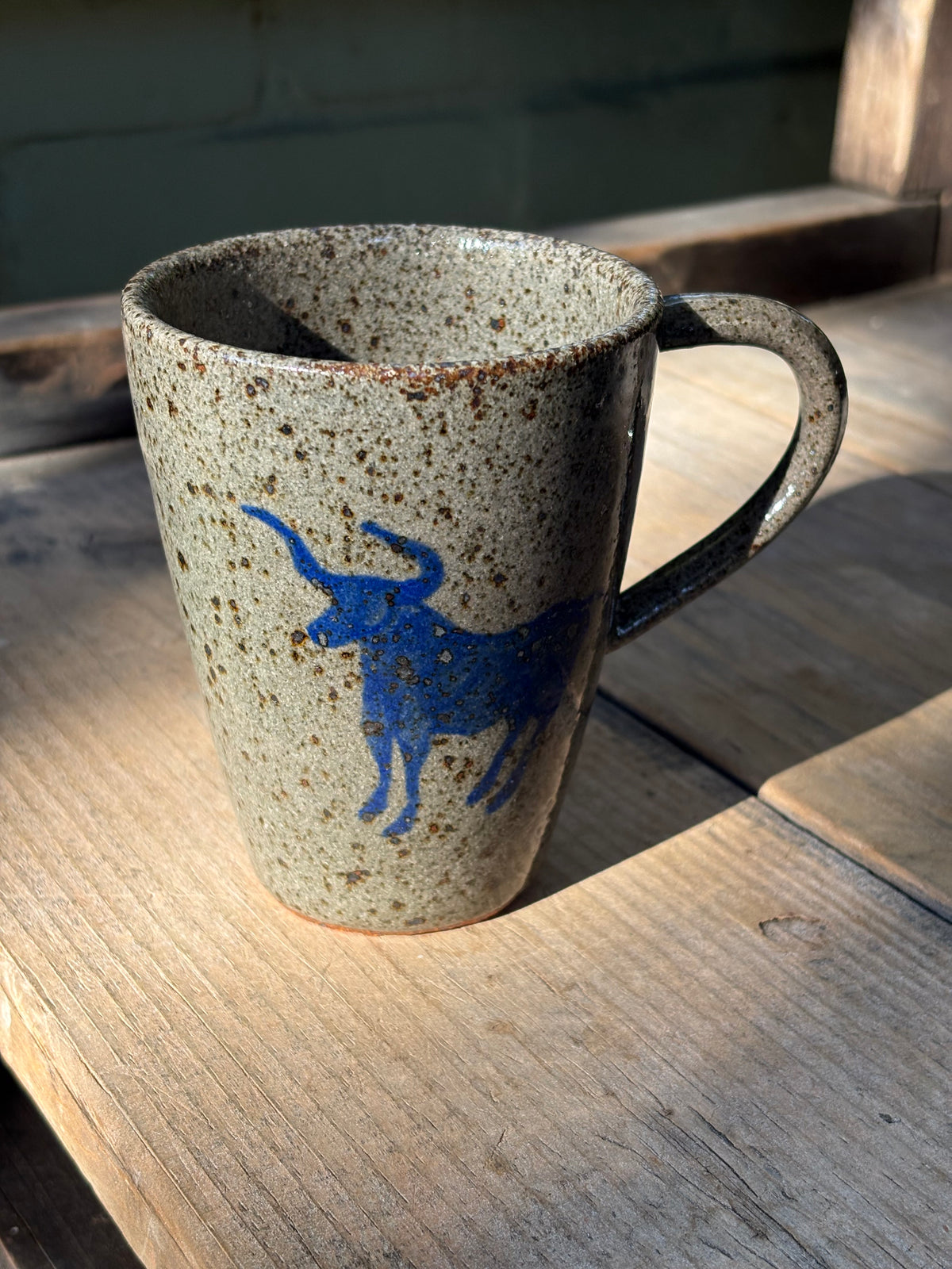 Lassoing Cowboy and Bull mug