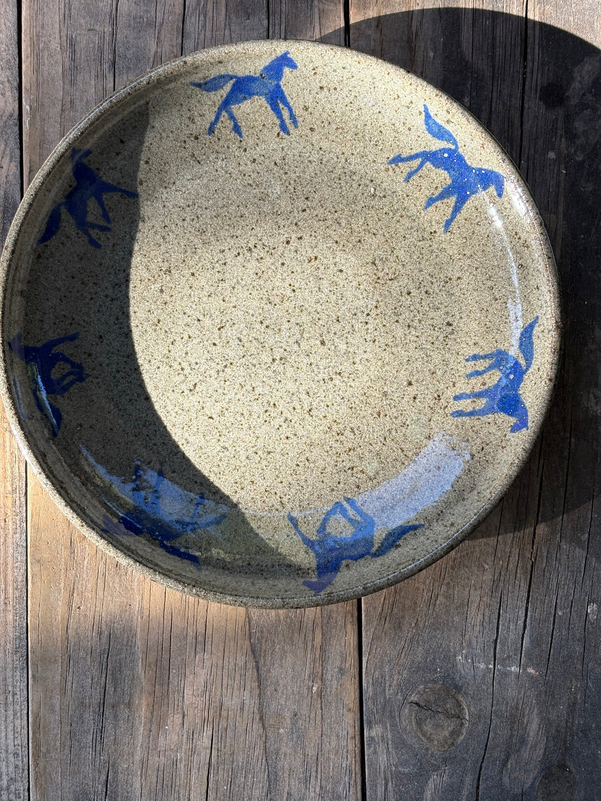 Running Horses plate
