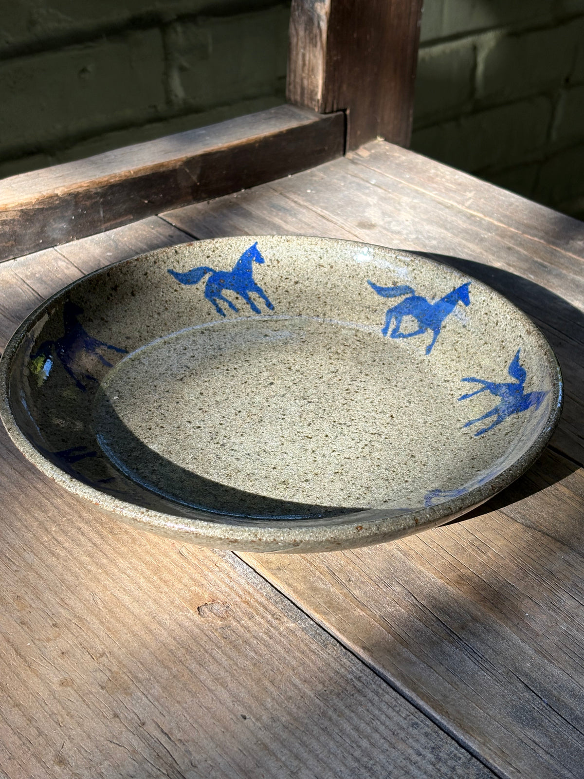 Running Horses plate