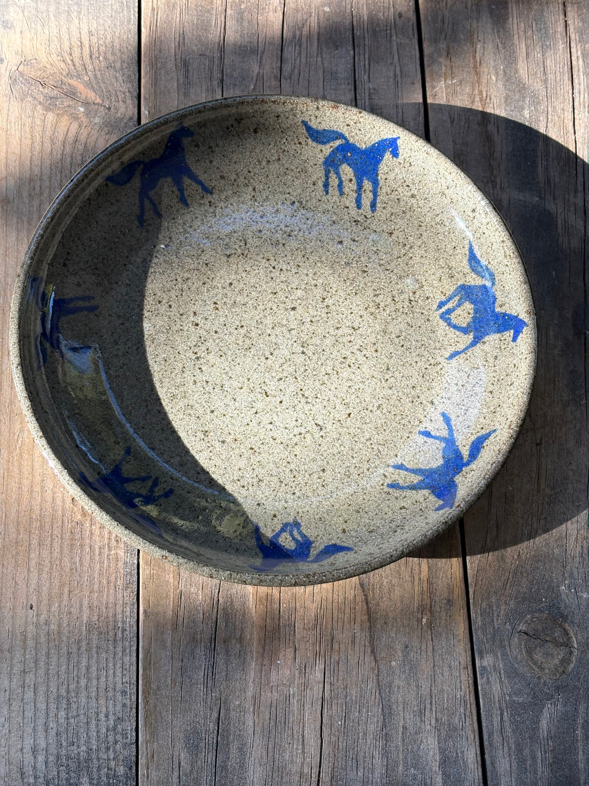 Running Horses plate