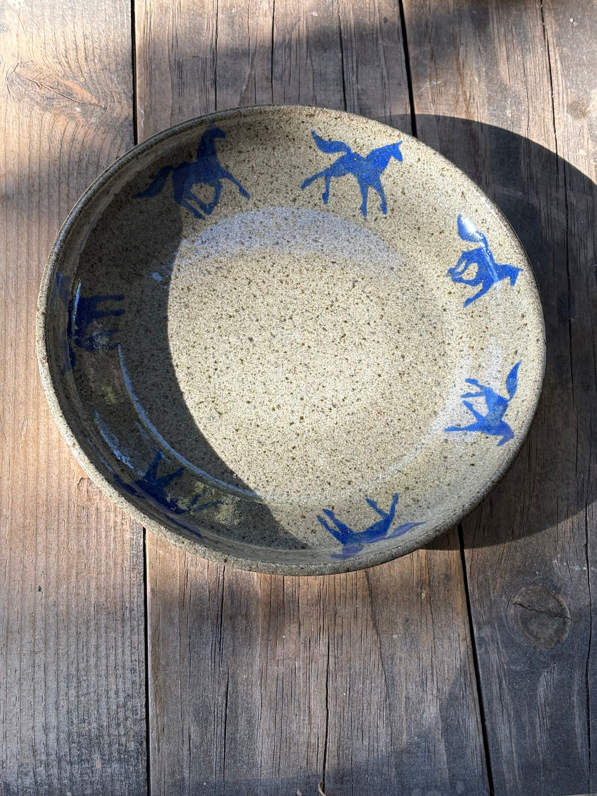 Running Horses plate