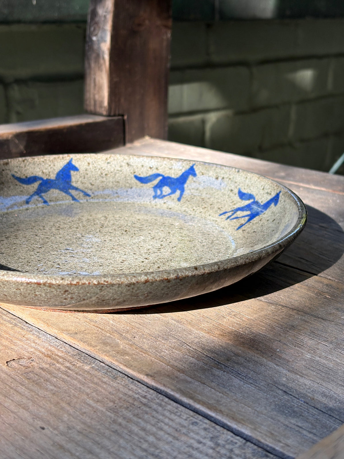 Running Horses plate