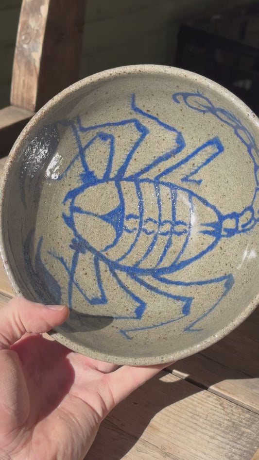 Scorpion and Barbed Wire bowl